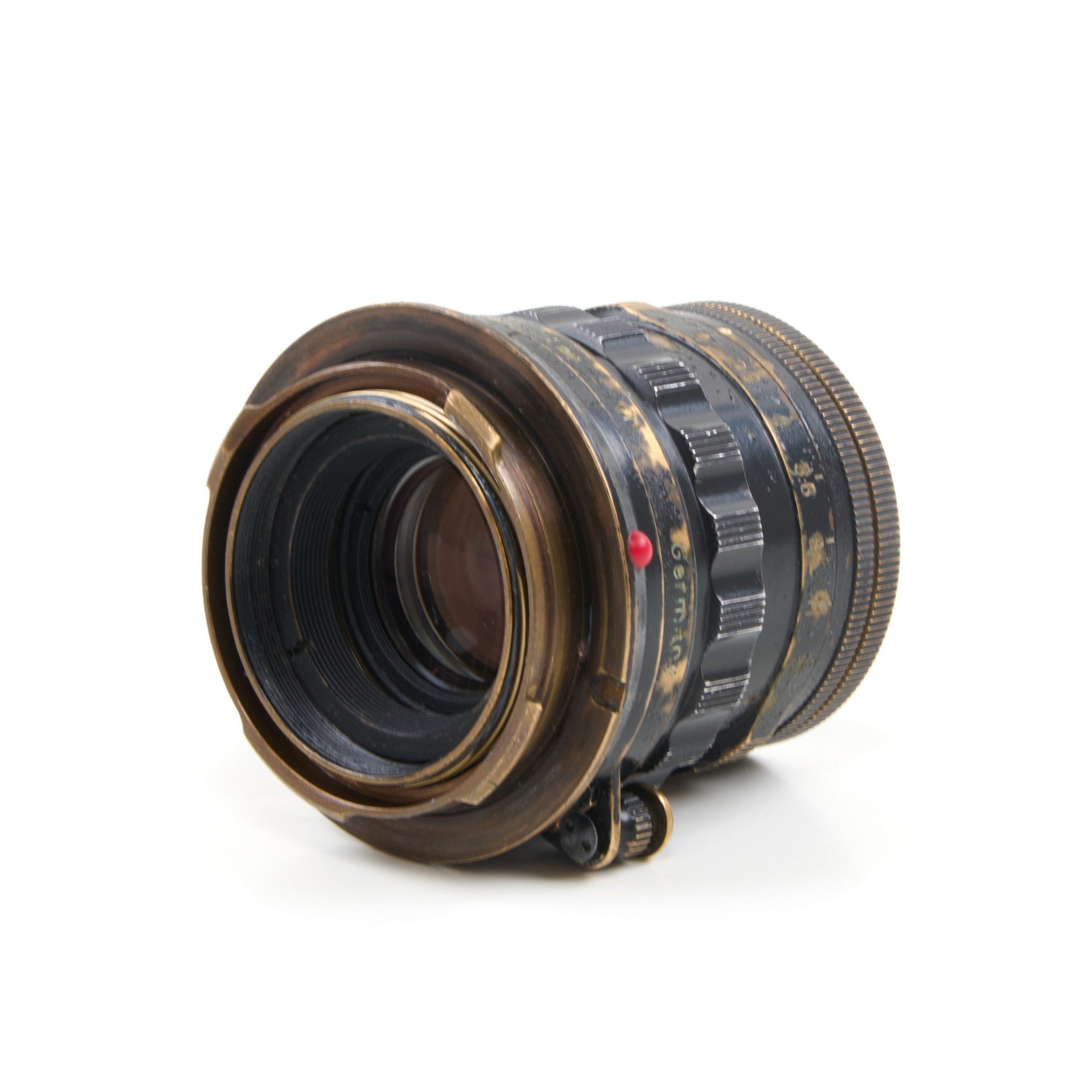 Leitz 50mm f2 Summicron Black Paint Brass Mount Zeldzaam