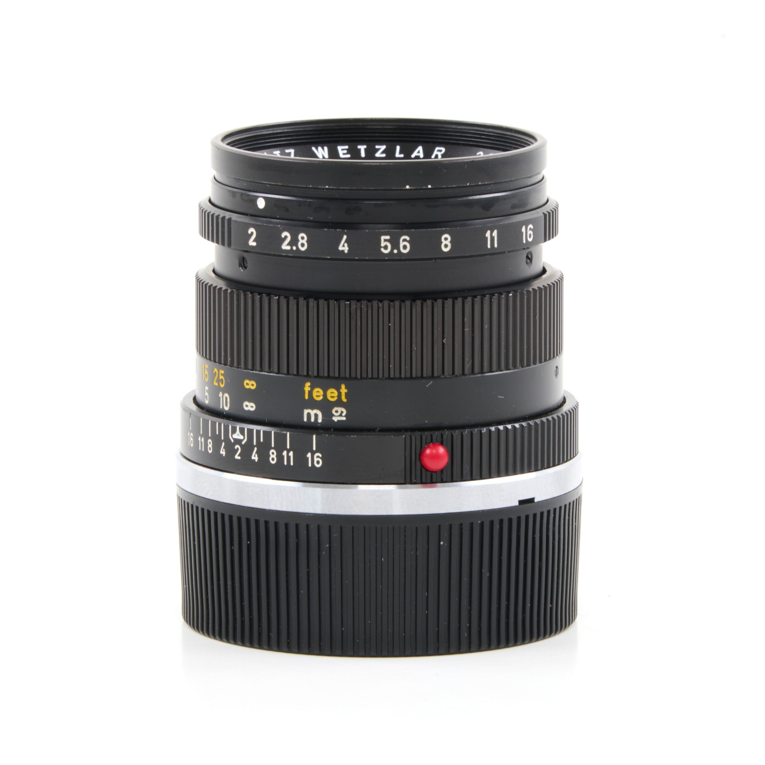 Leitz 50mm f2 Summicron 3e Versie Mooi Serienummer