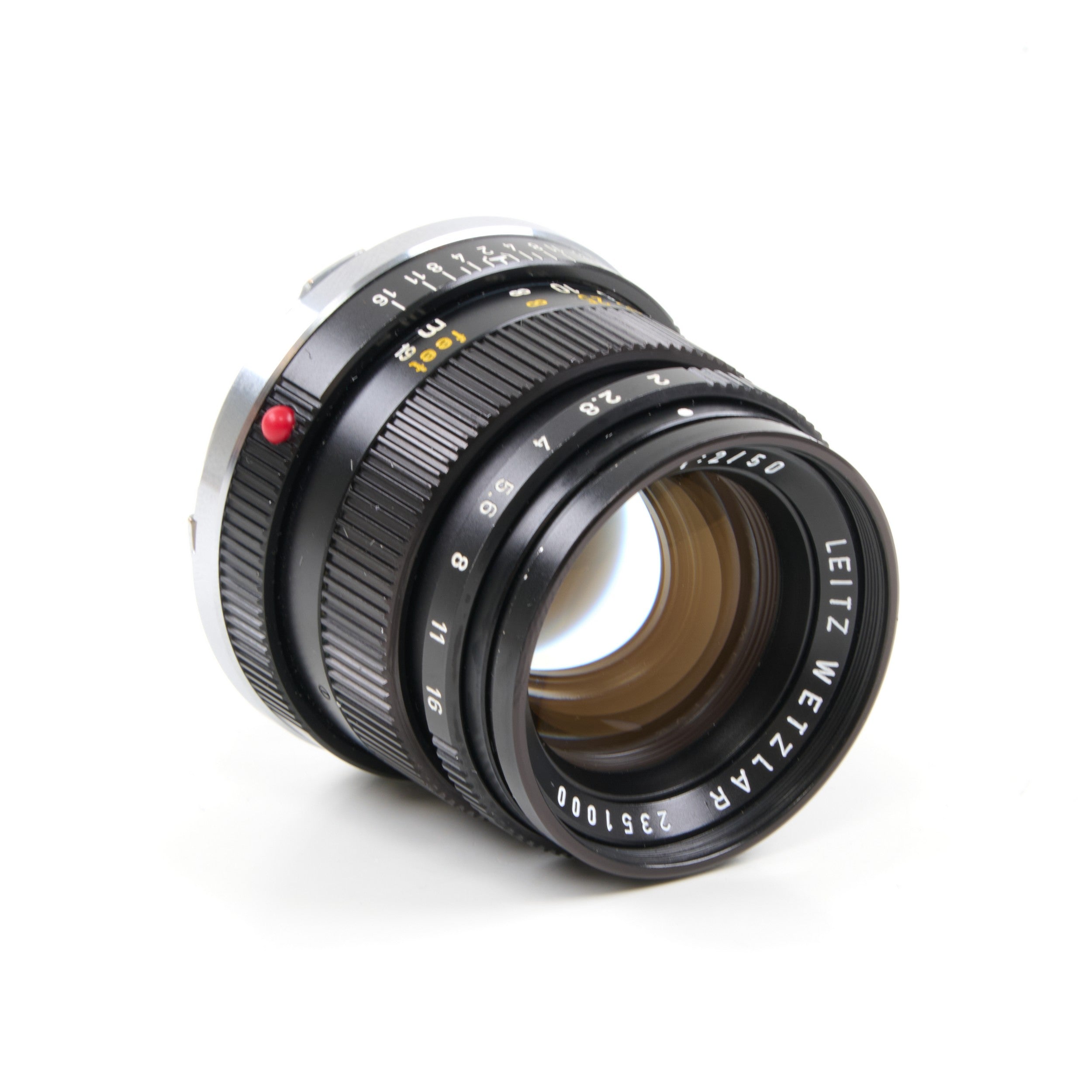 Leitz 50mm f2 Summicron 3e Versie Mooi Serienummer