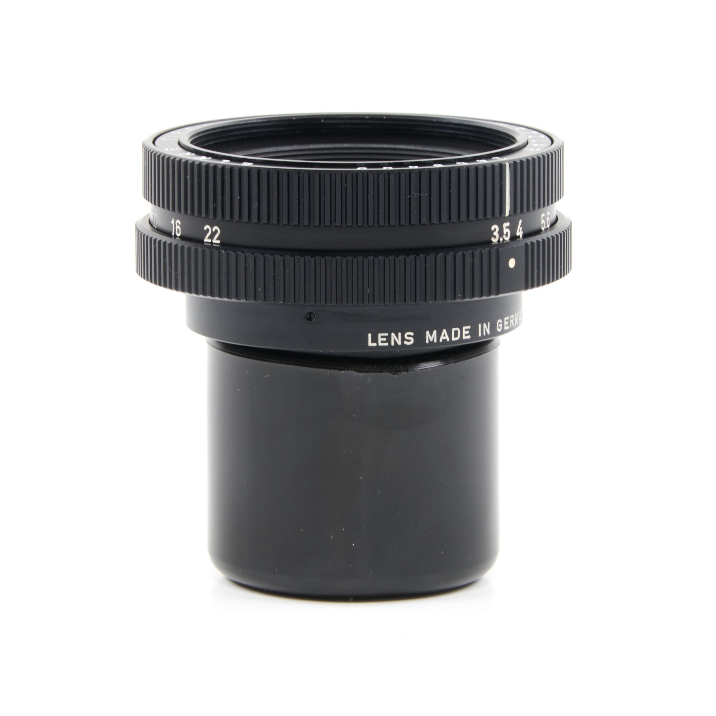 Leitz 65mm f3.5 Elmar Zwart + Doos