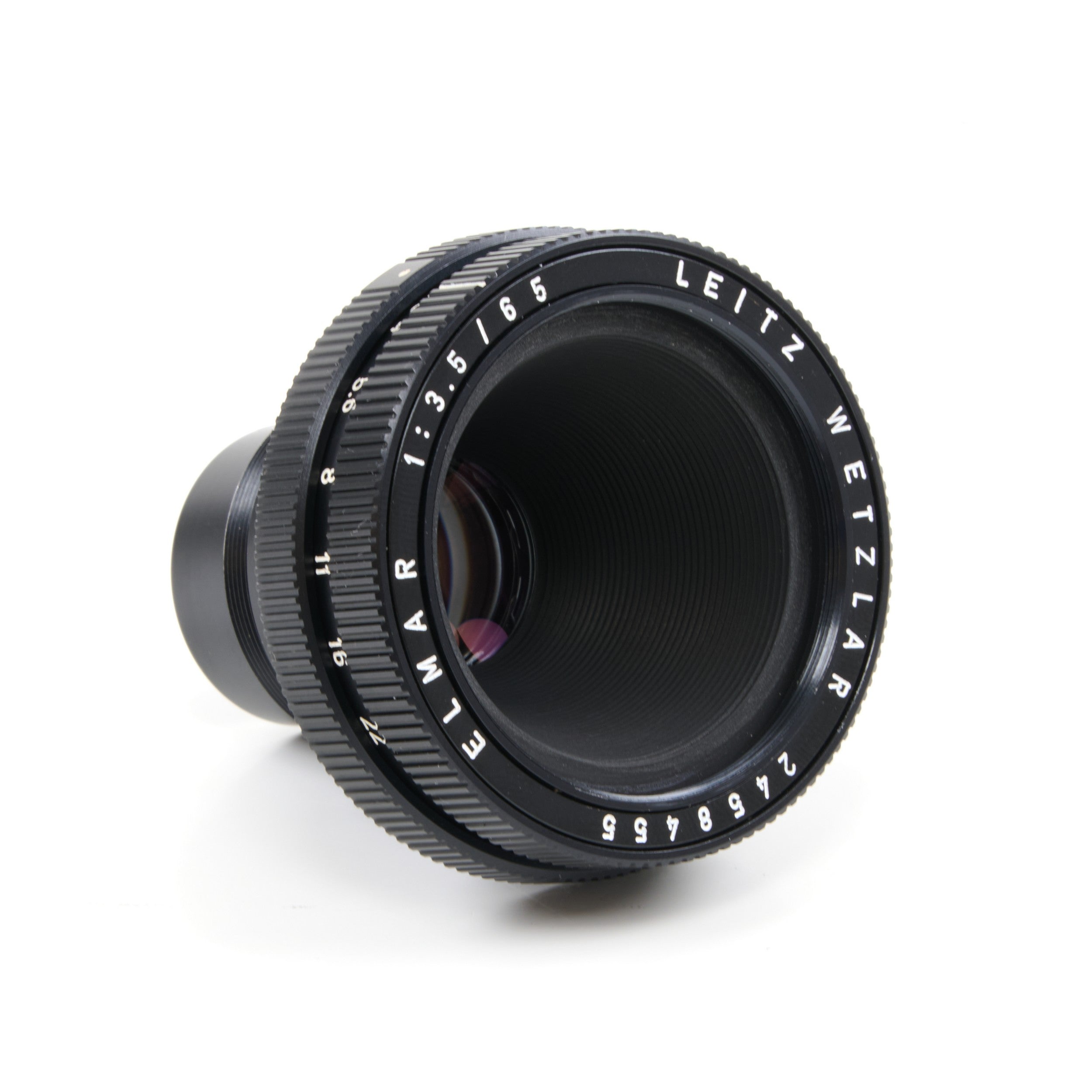 Leitz 65mm f3.5 Elmar Zwart + Doos