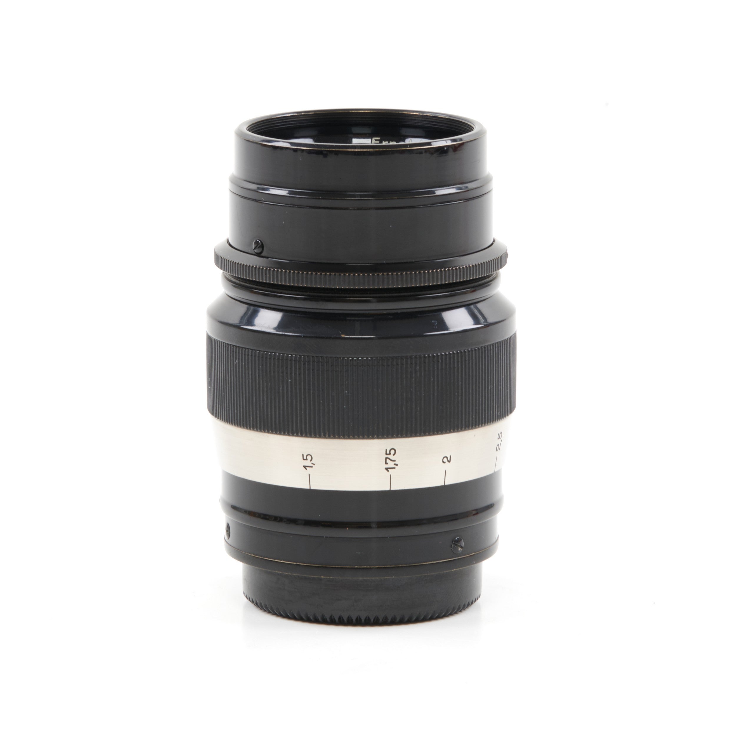 Leitz 73mm f1.9 Hektor Zwart Nikkel M39 Set
