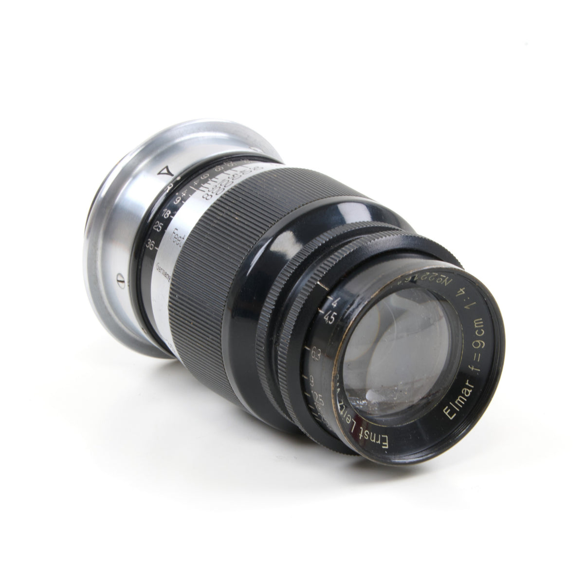 Leitz 90mm f4 Elmar + Doos