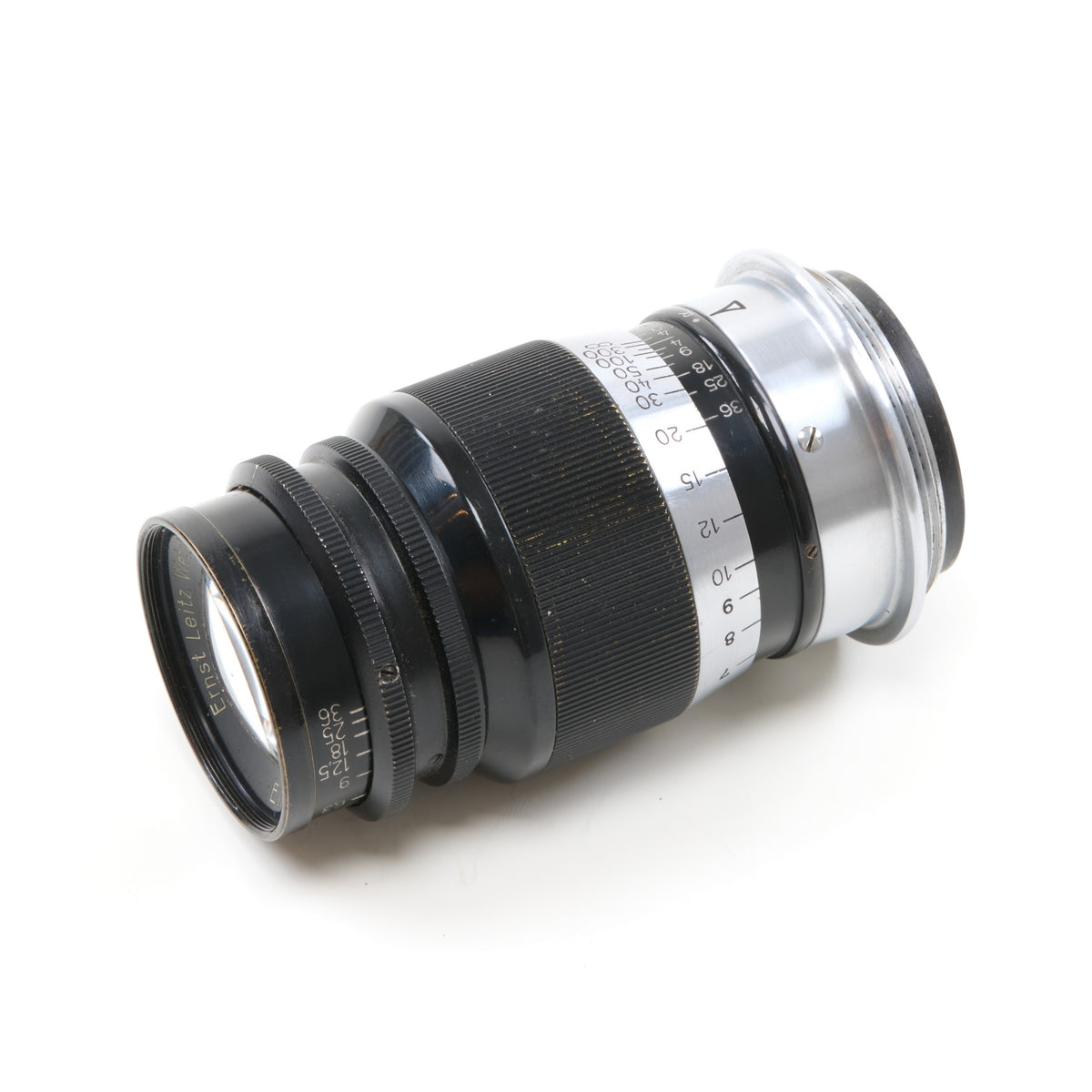 Leitz 90mm f4 Elmar + Doos