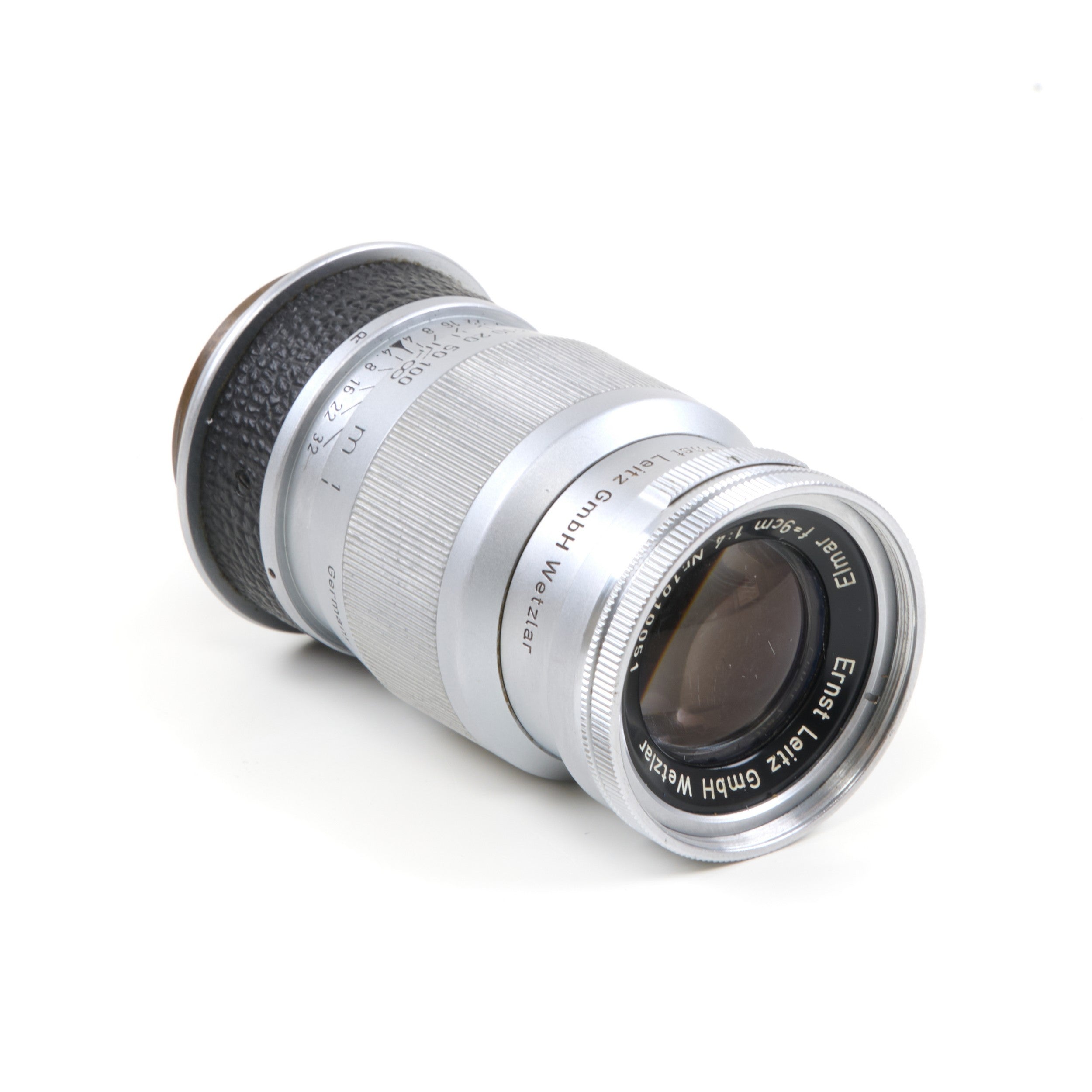 2x Leitz 90mm f4 Elmar M39 Prototype Lens Eigentum der Ernst Leitz GmbH Wetzlar Opeenvolgende Nummers