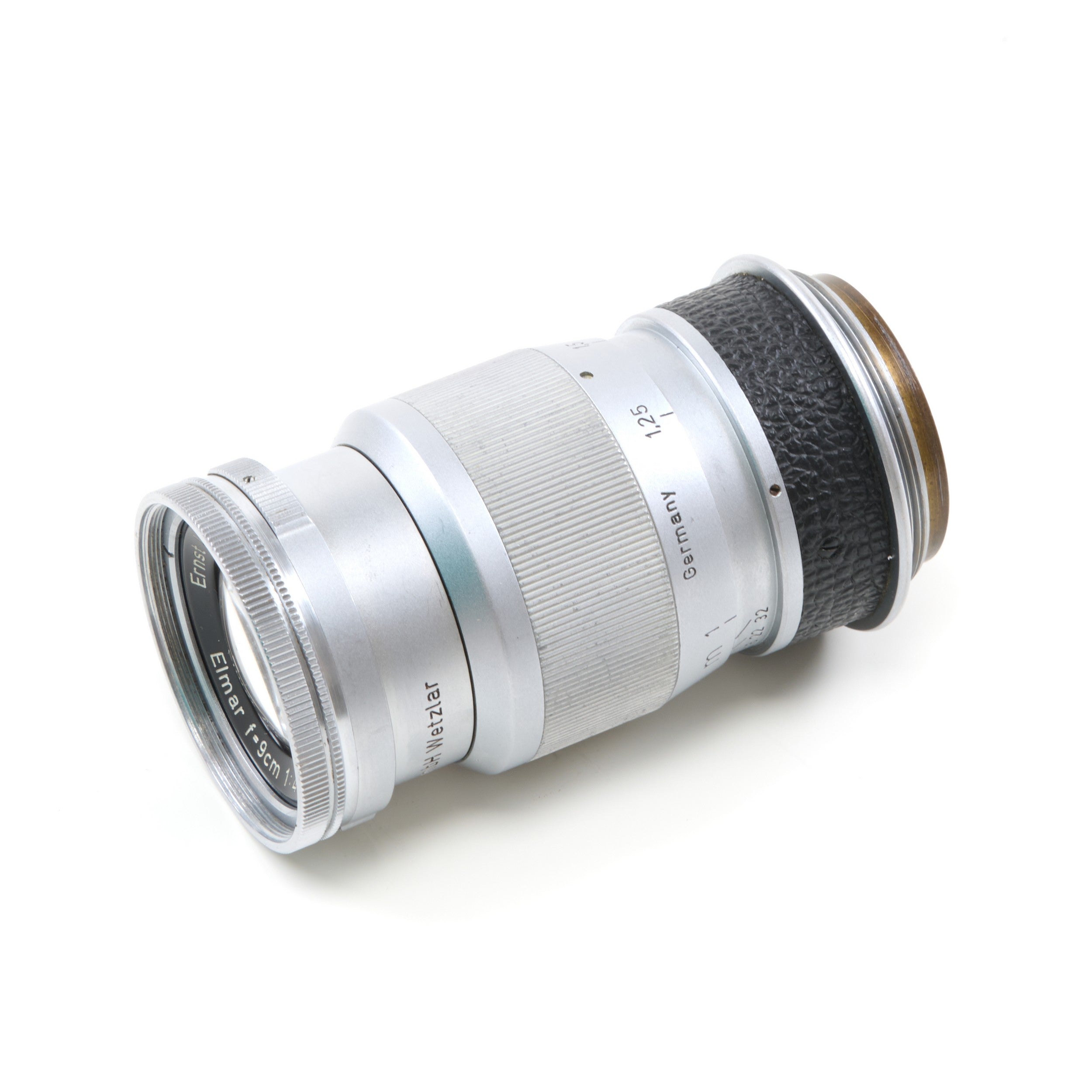 2x Leitz 90mm f4 Elmar M39 Prototype Lens Eigentum der Ernst Leitz GmbH Wetzlar Opeenvolgende Nummers