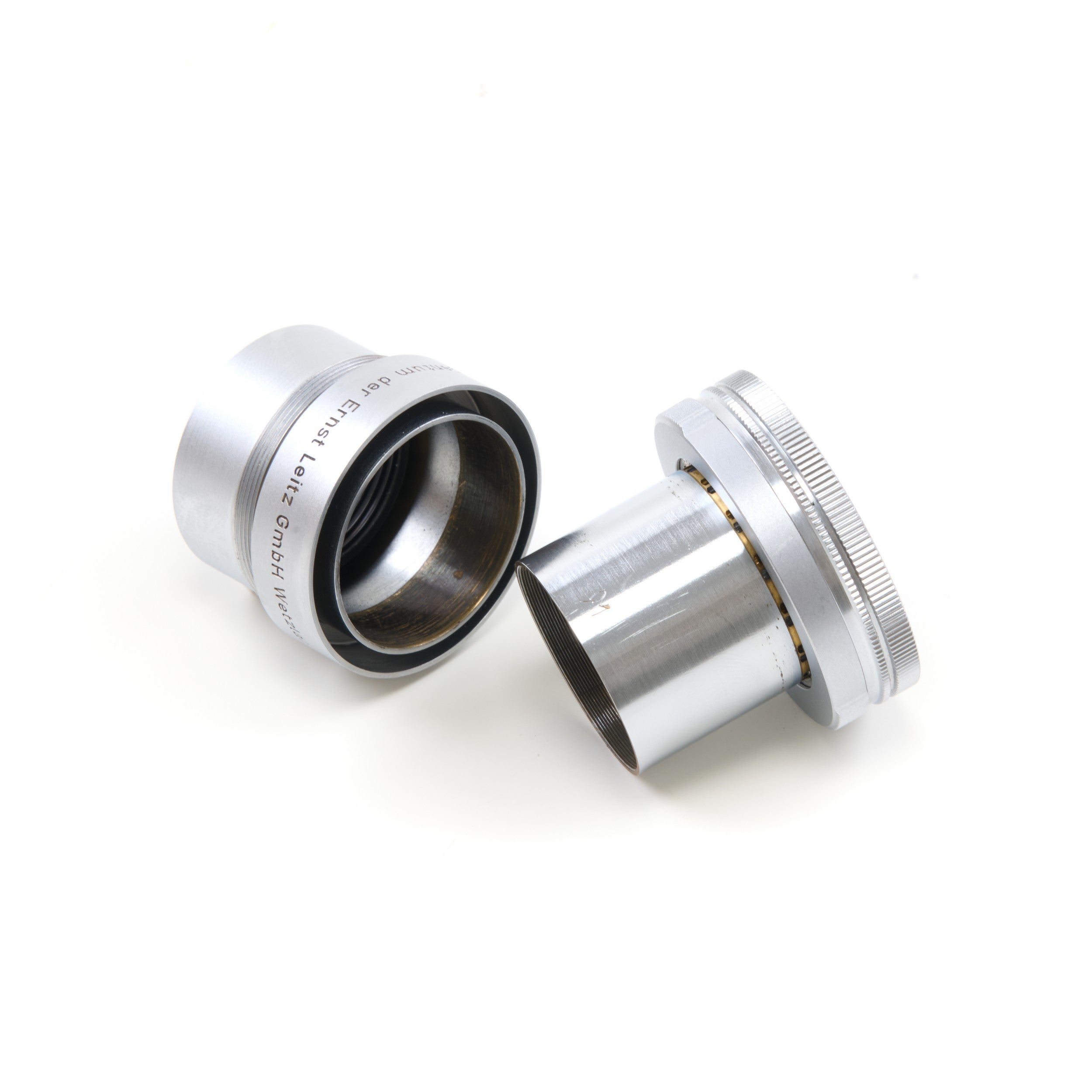 2x Leitz 90mm f4 Elmar M39 Prototype Lens Eigentum der Ernst Leitz GmbH Wetzlar Opeenvolgende Nummers