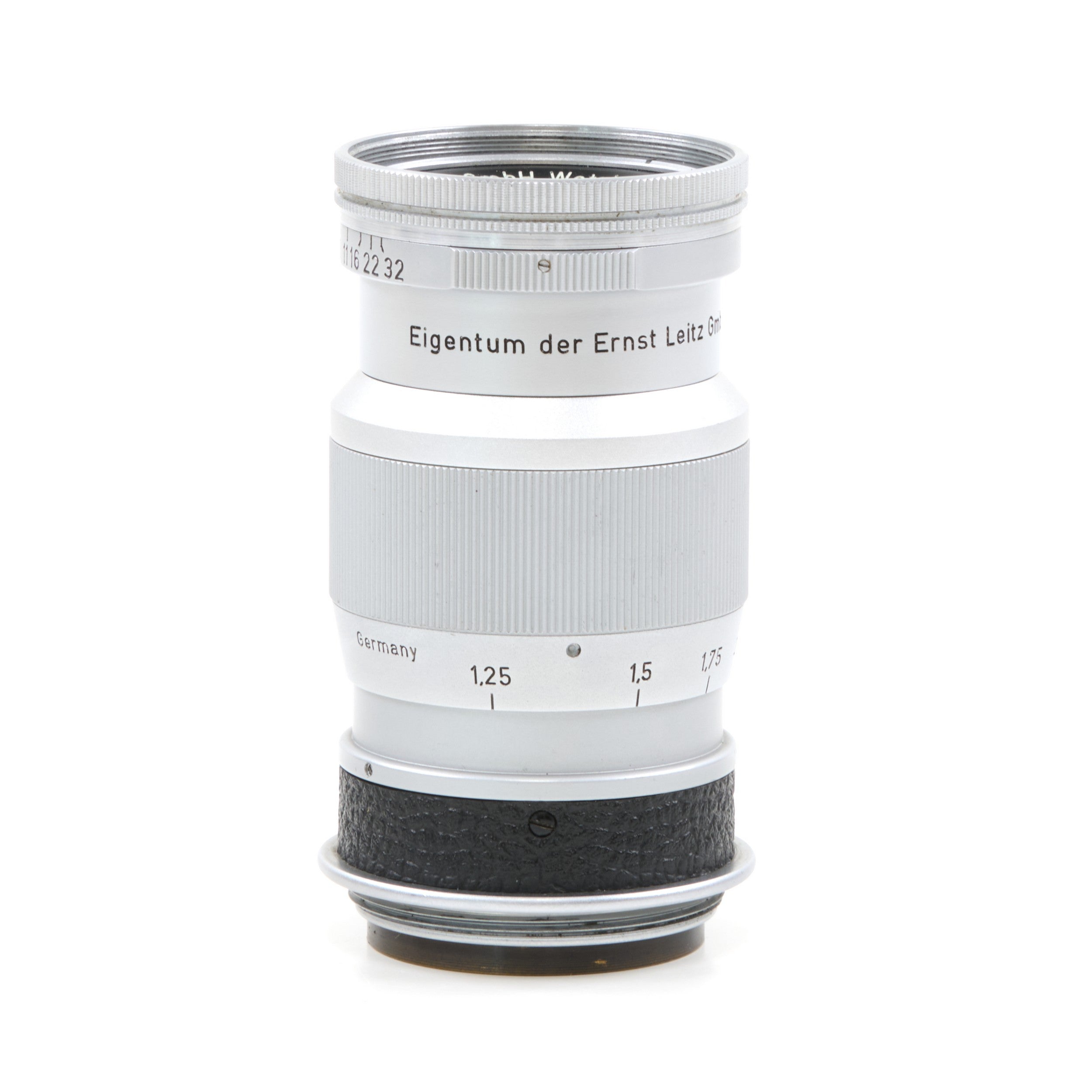 2x Leitz 90mm f4 Elmar M39 Prototype Lens Eigentum der Ernst Leitz GmbH Wetzlar Opeenvolgende Nummers