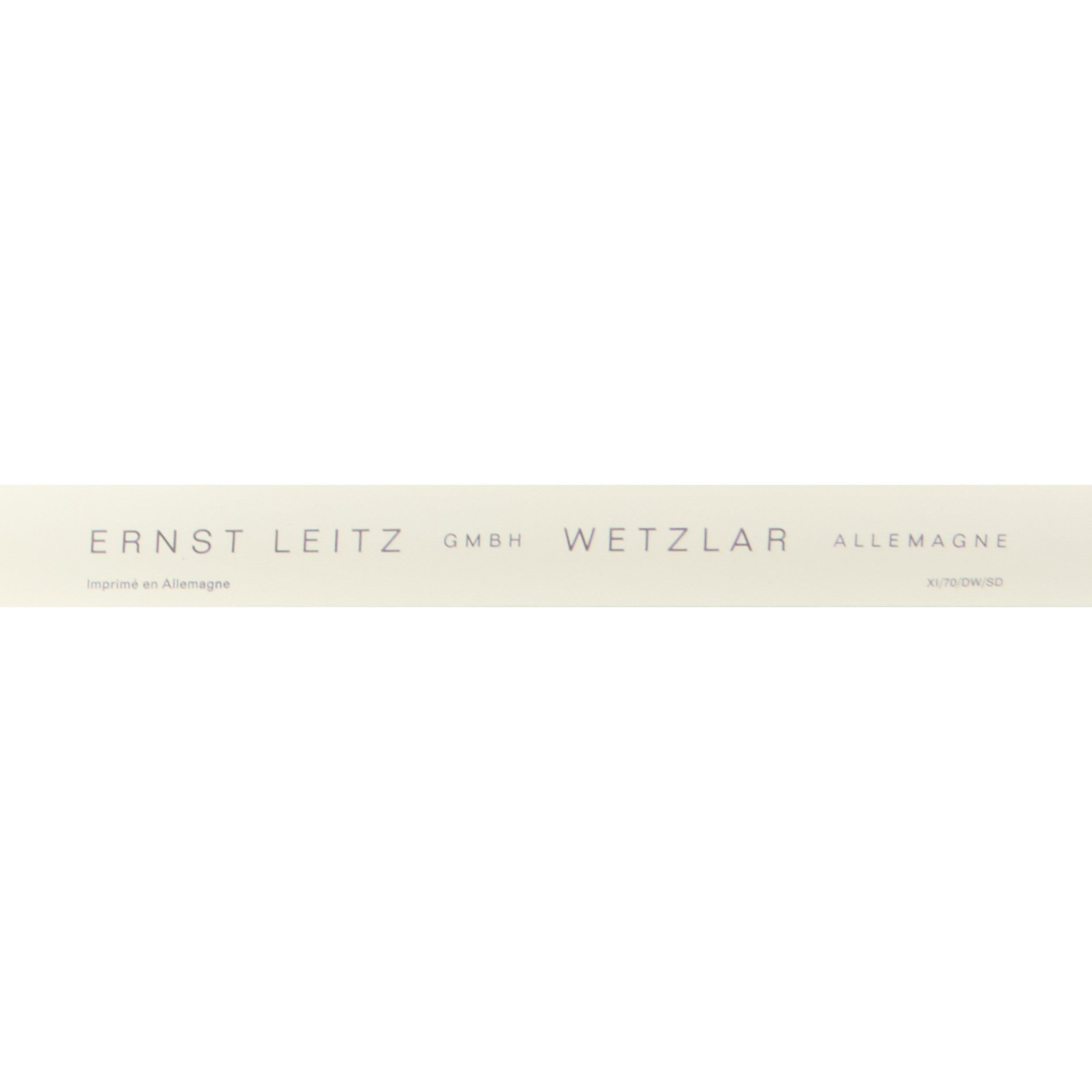 Leitz ORTHOPLAN Microscoop Poster Frans 1970