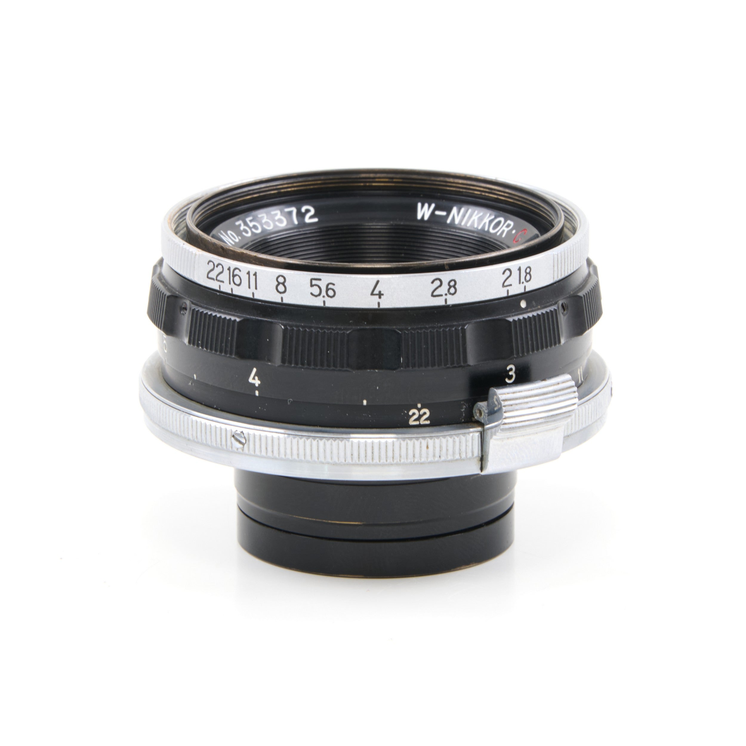 Nippon Kogaku W-Nikkor.C 35mm f1.8 Voor Nikon S Vatting