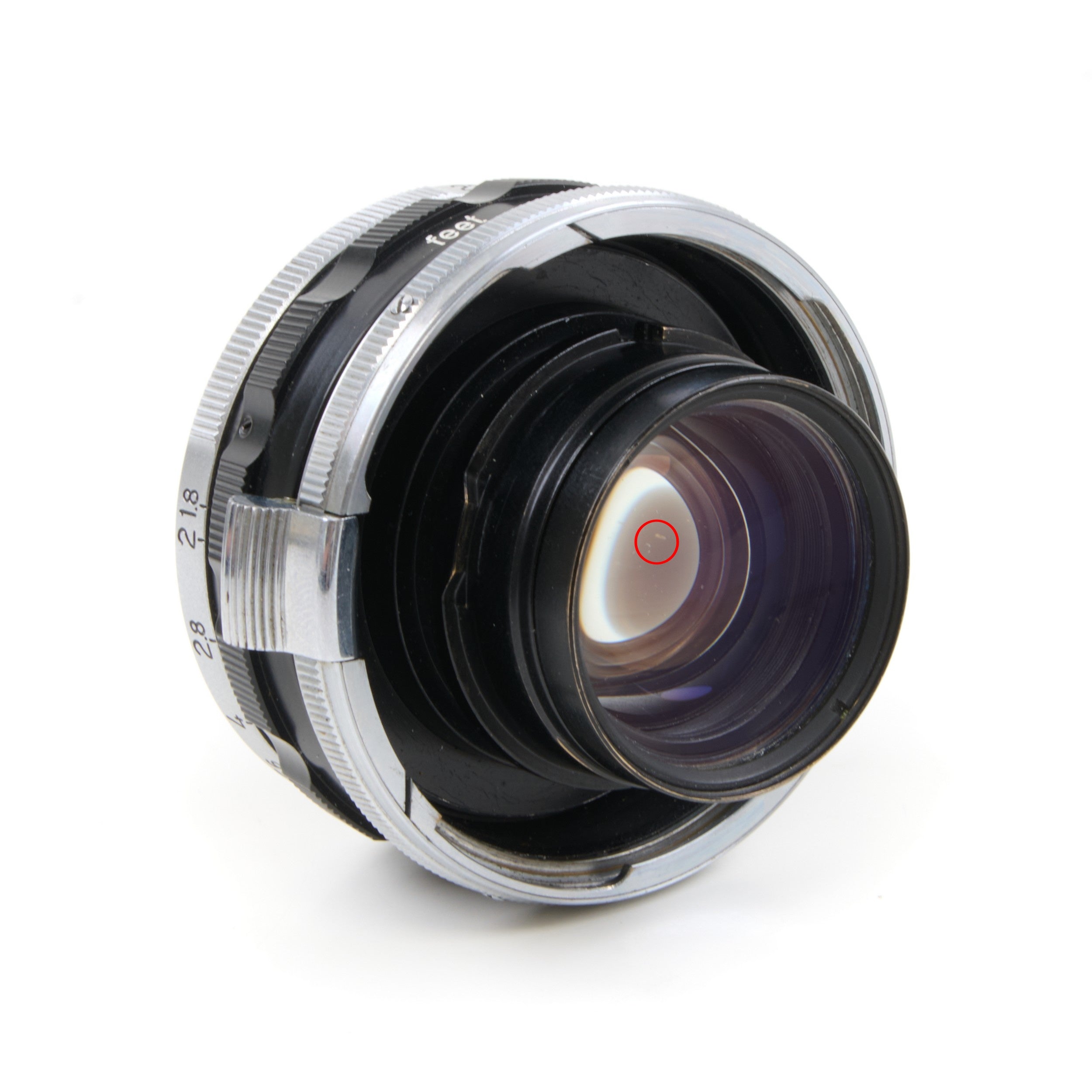 Nippon Kogaku W-Nikkor.C 35mm f1.8 Voor Nikon S Vatting