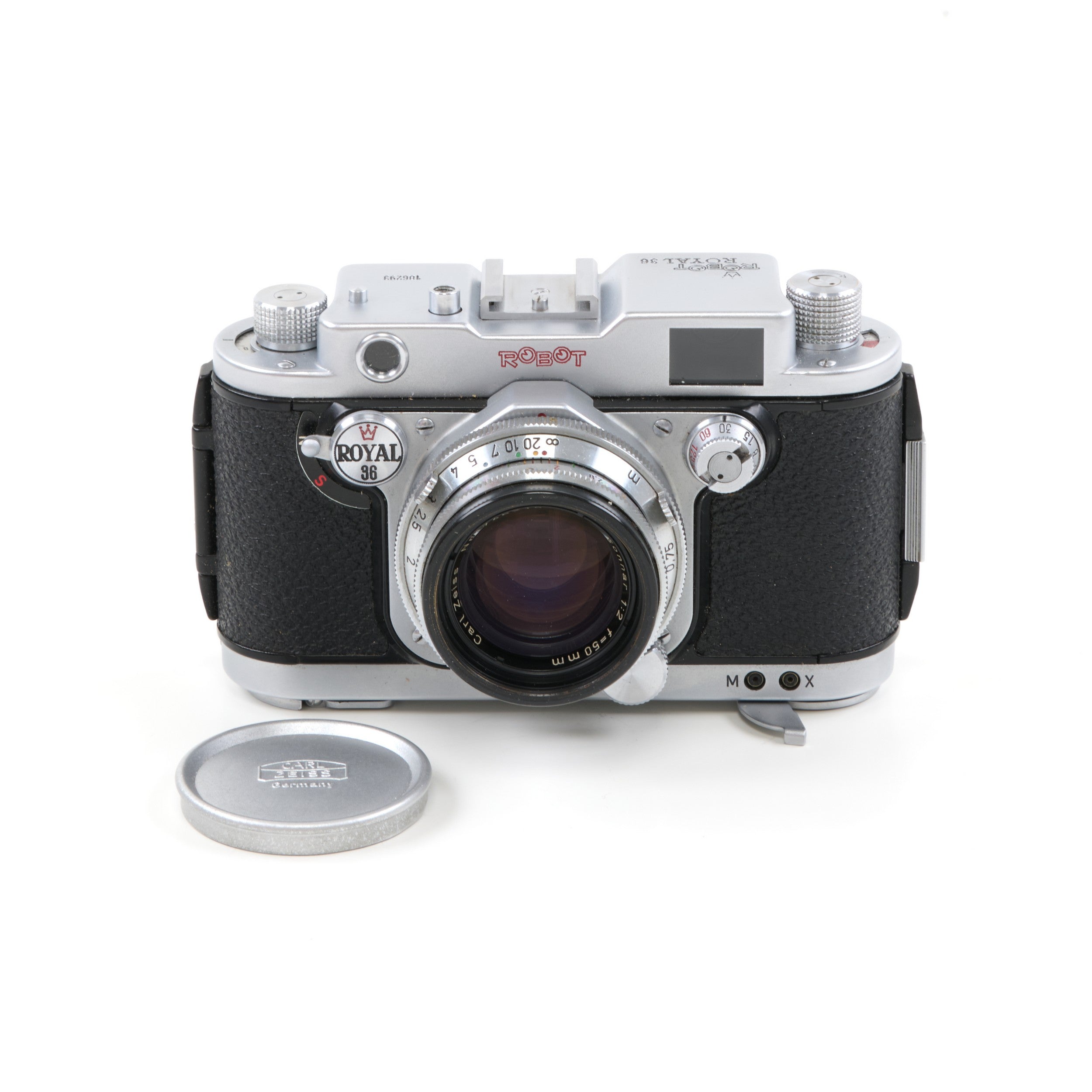 Robot Royal 36 Met Serieschakeling + Carl Zeiss 50mm f2 Sonnar + Doos