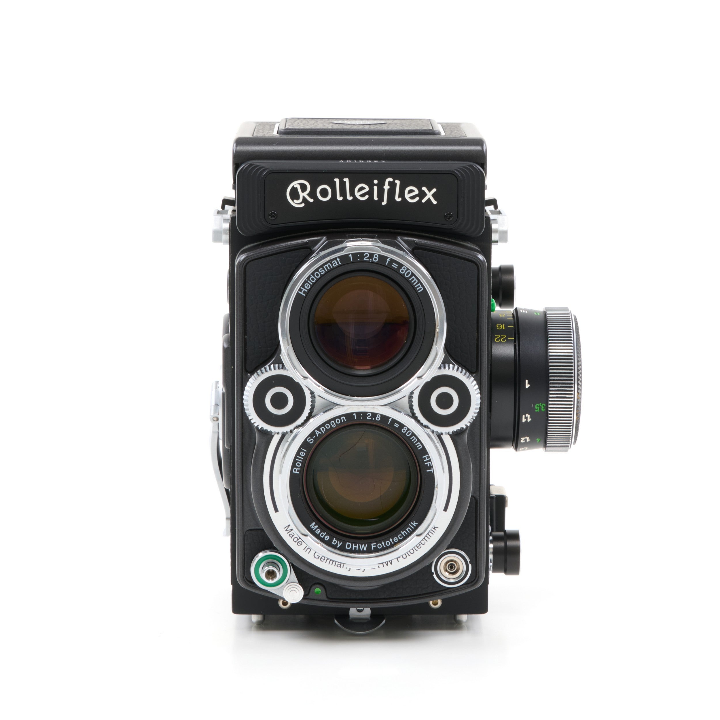 Rolleiflex 2.8 FX + 4.0 FT + 4.0 FW Black Edition Set + Doos