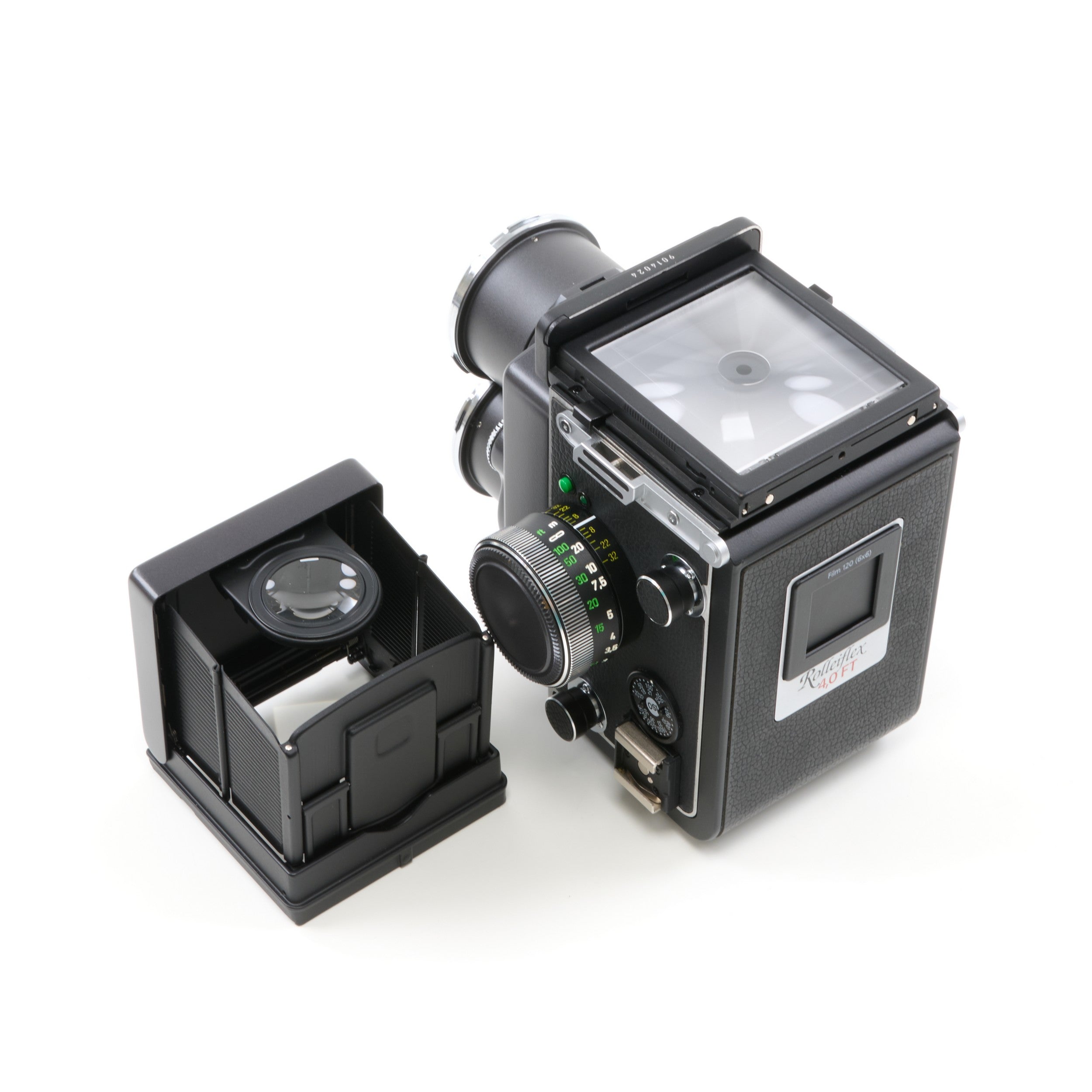 Rolleiflex 2.8 FX + 4.0 FT + 4.0 FW Black Edition Set + Doos