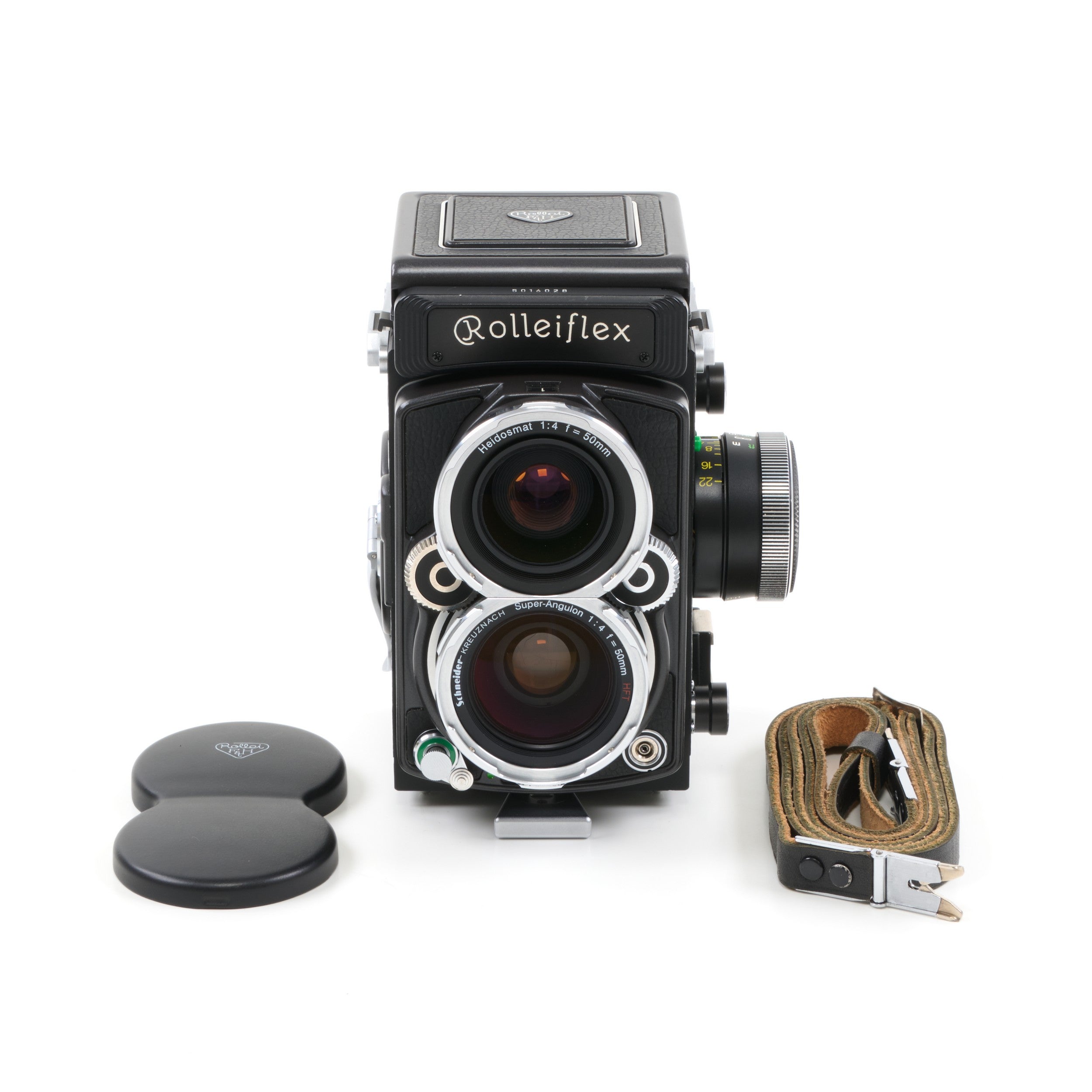 Rolleiflex 2.8 FX + 4.0 FT + 4.0 FW Black Edition Set + Doos