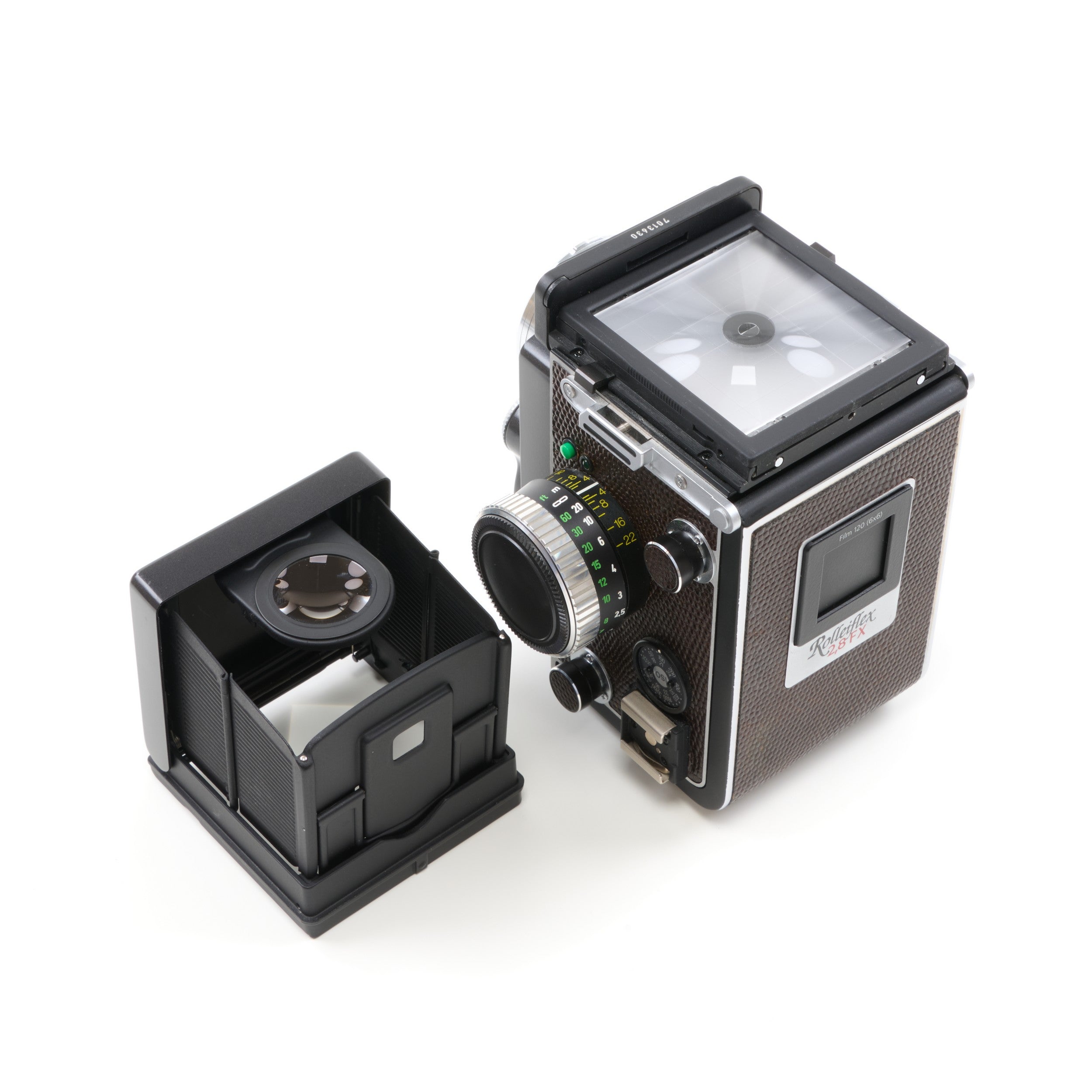 Rolleiflex 2.8 FX Planar 80mm HFT + Doos