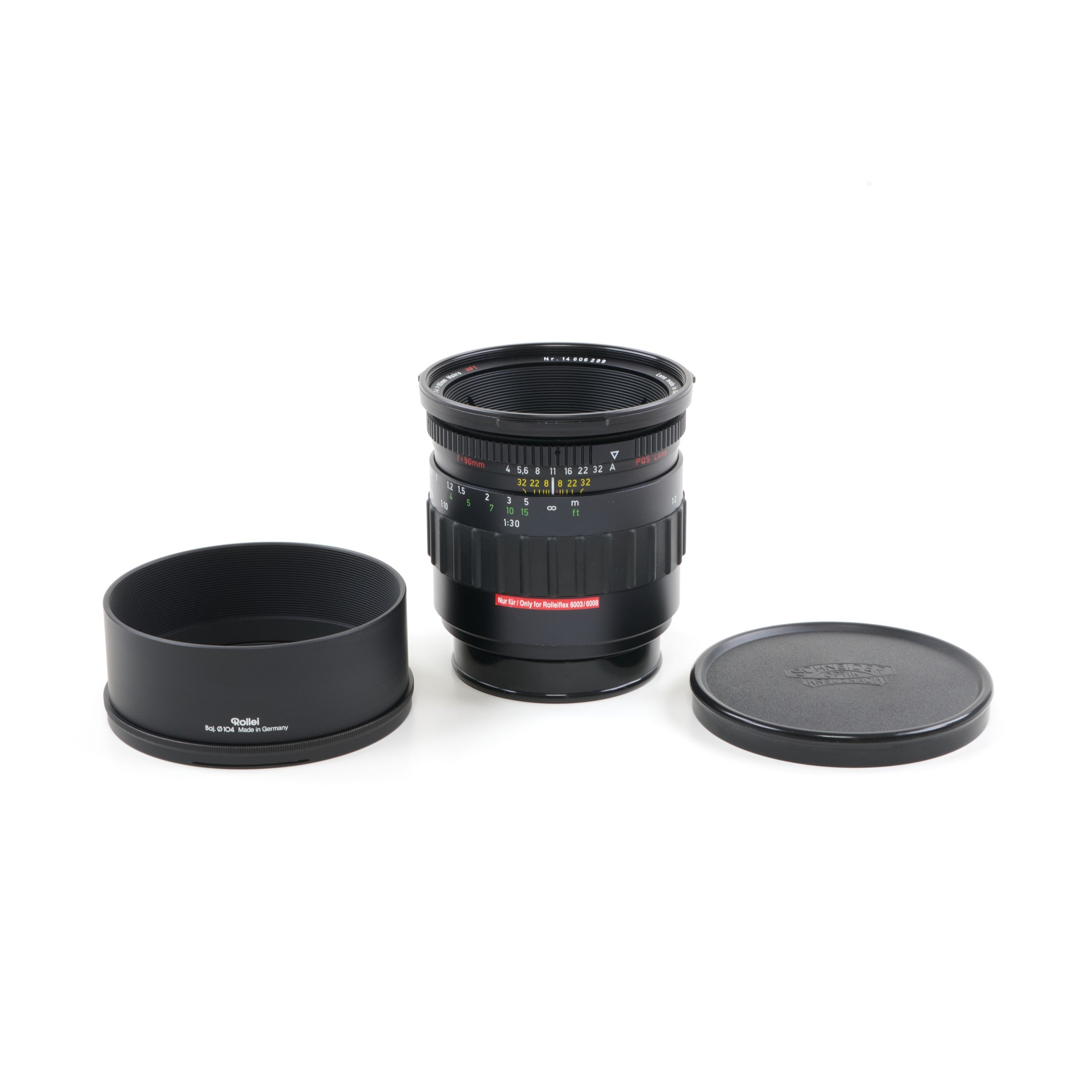 Schneider-Kreuznach 90mm f4 APO-Symmar Makro HFT PQS Voor 6003 / 6008 + Doos