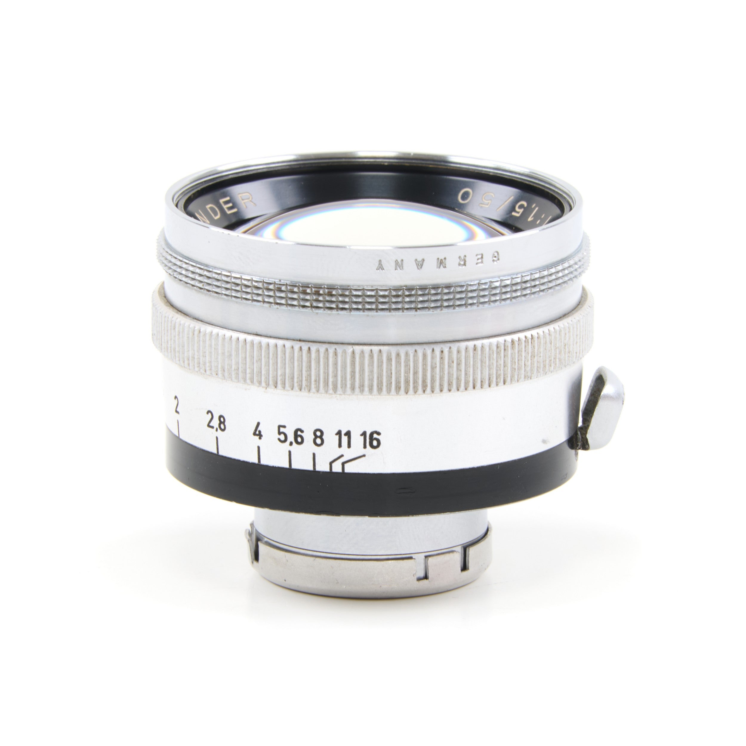 Voigtländer 50mm f1.5 Nokton Voor Prominent