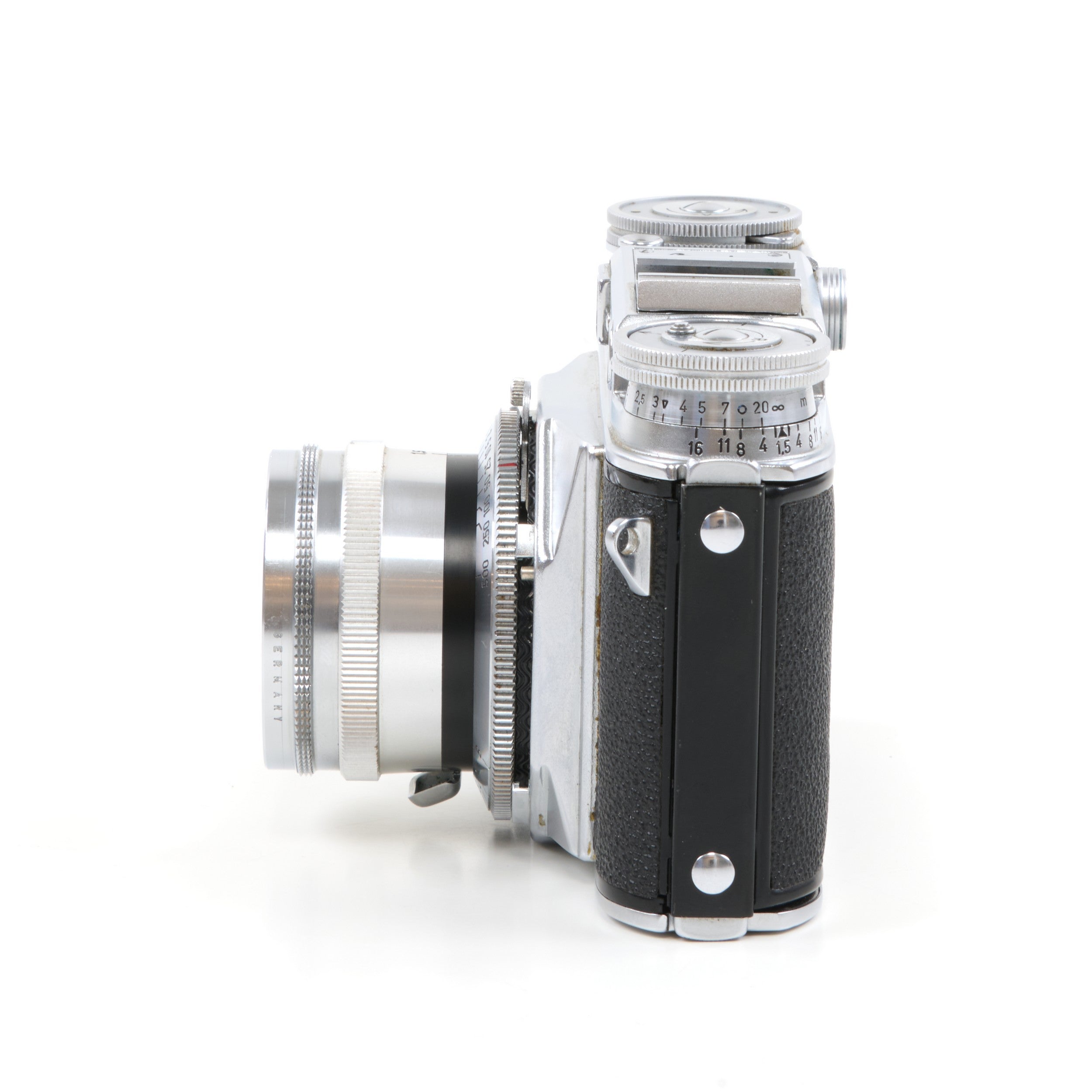 Voigtländer Prominent 3e Model + 50mm f1.5 Nokton + Doos