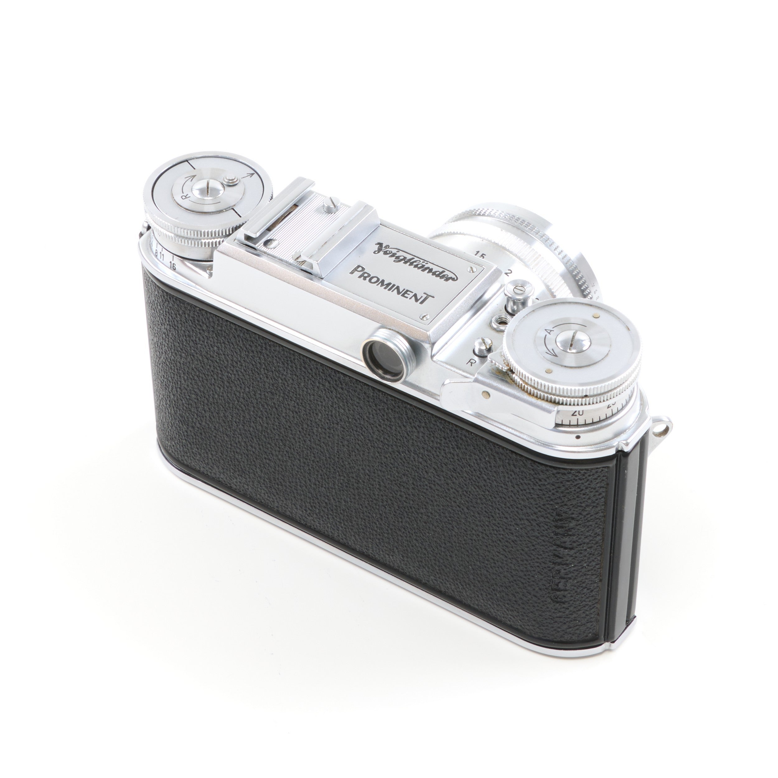 Voigtländer Prominent 3e Model + 50mm f1.5 Nokton + Doos