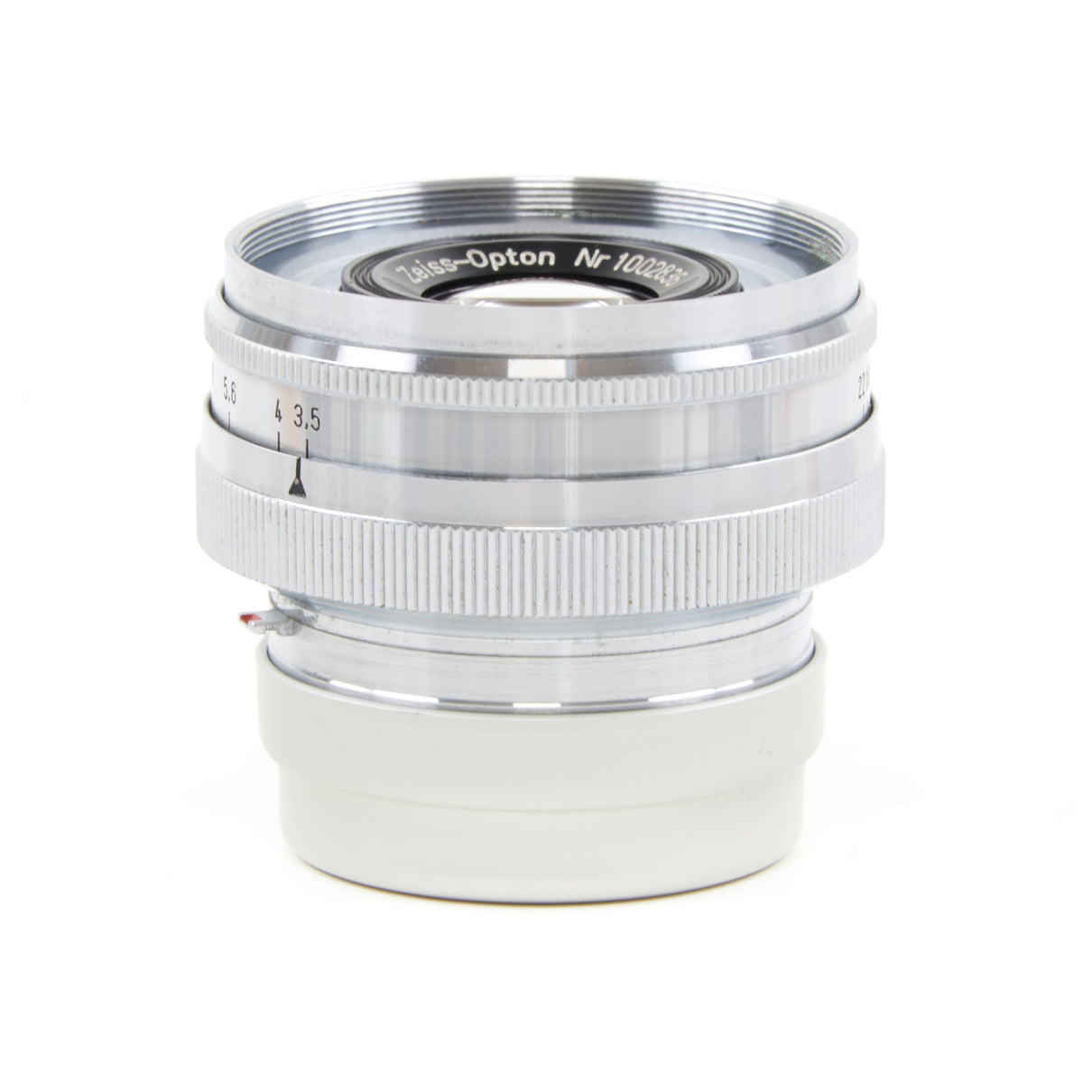 Zeiss-Opton Tessar 50 mm f3.5 RIGID Set Voor Contax RF