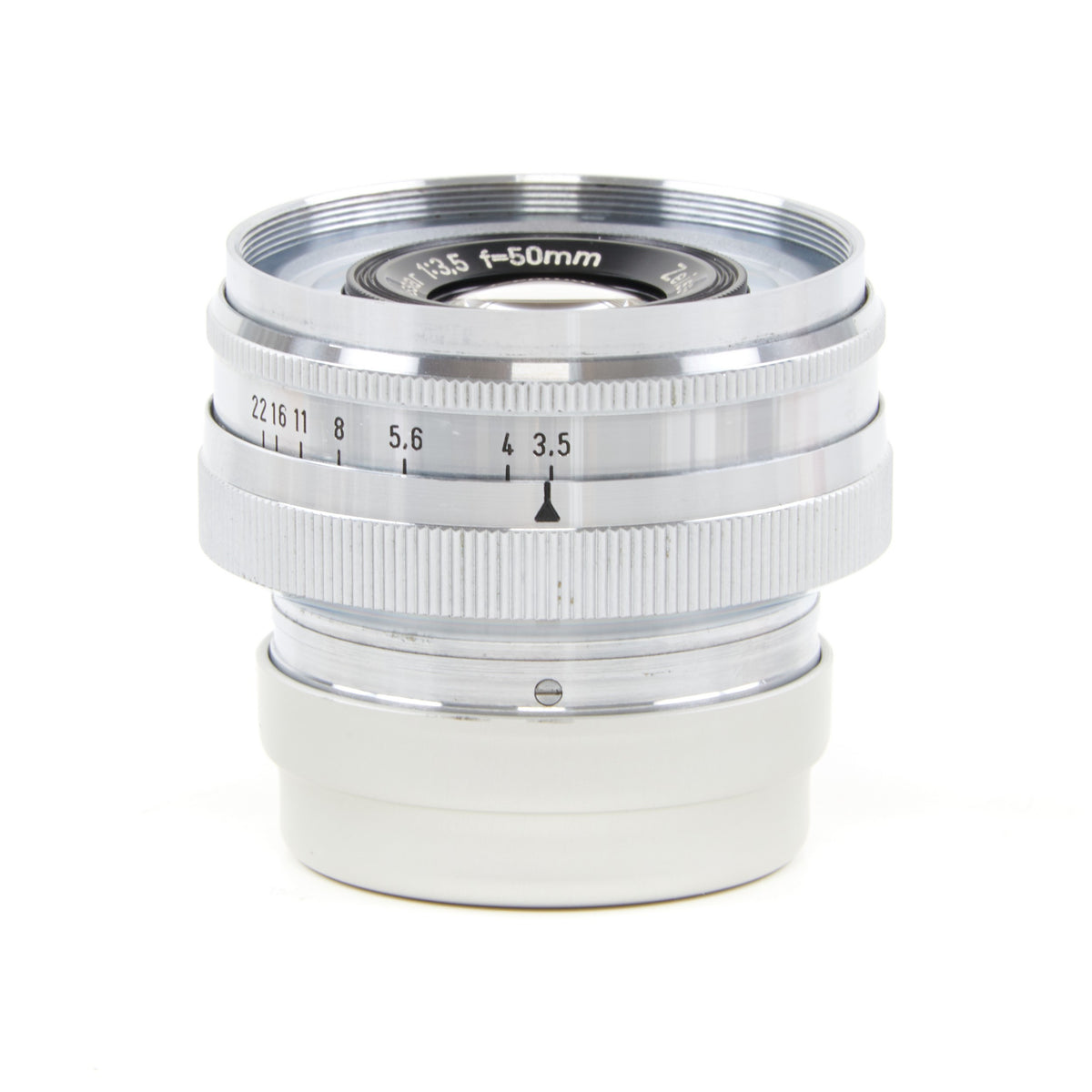 Zeiss-Opton Tessar 50 mm f3.5 RIGID Set Voor Contax RF