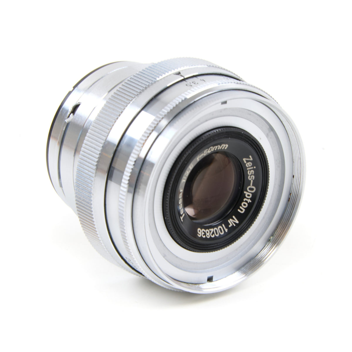 Zeiss-Opton Tessar 50 mm f3.5 RIGID Set Voor Contax RF