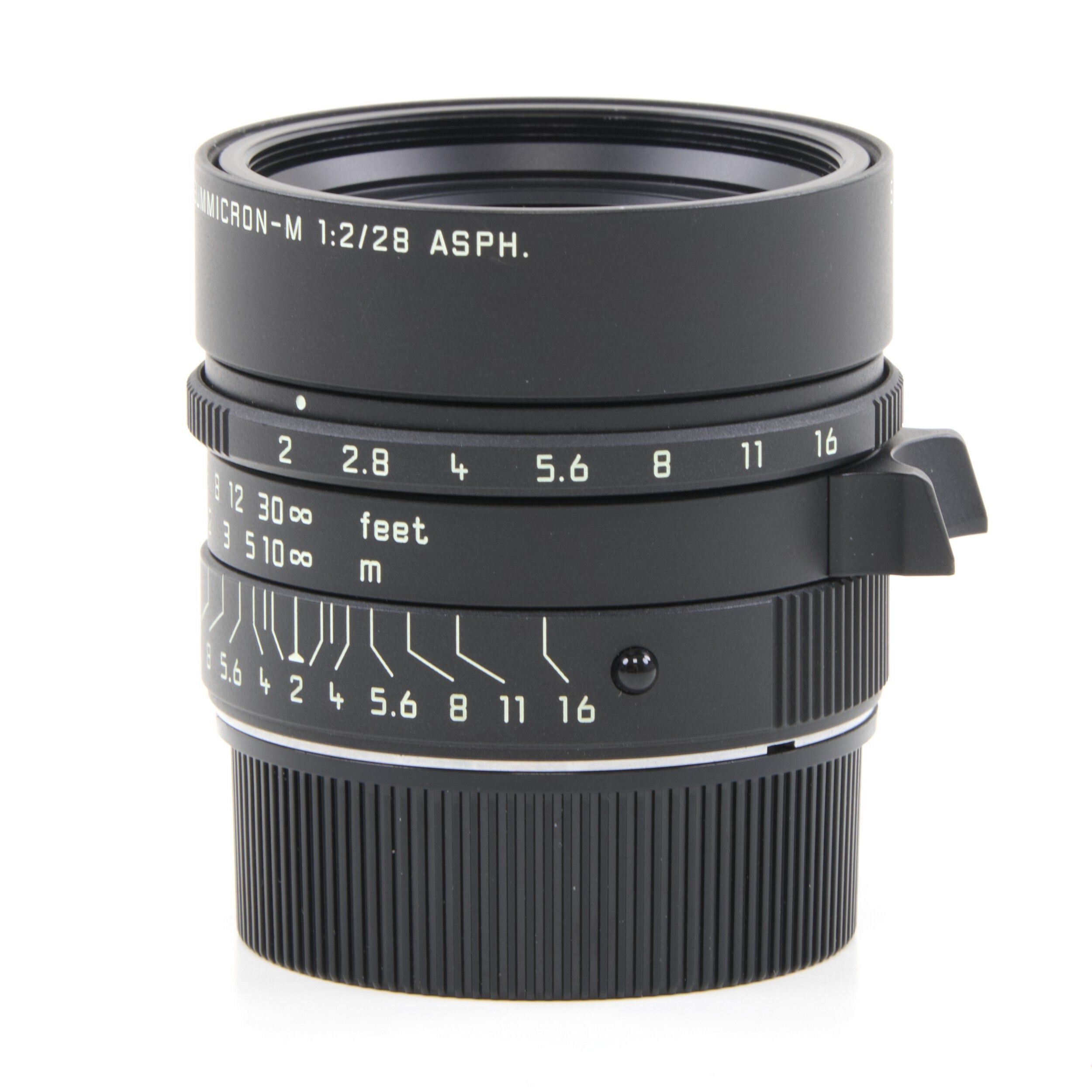 Leica 28mm f2 Summicron-M Matt Black Paint + Doos