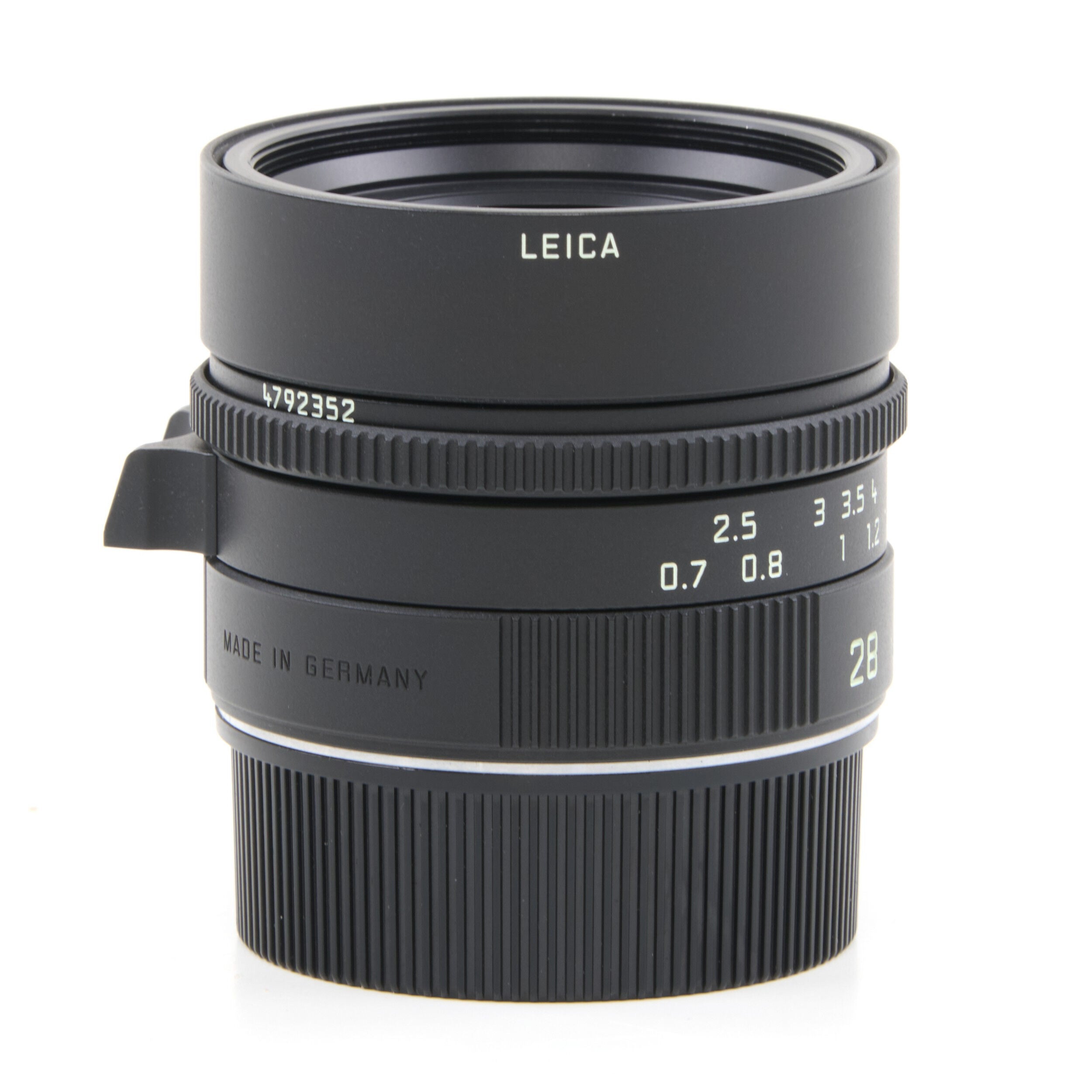 Leica 28mm f2 Summicron-M Matt Black Paint + Doos
