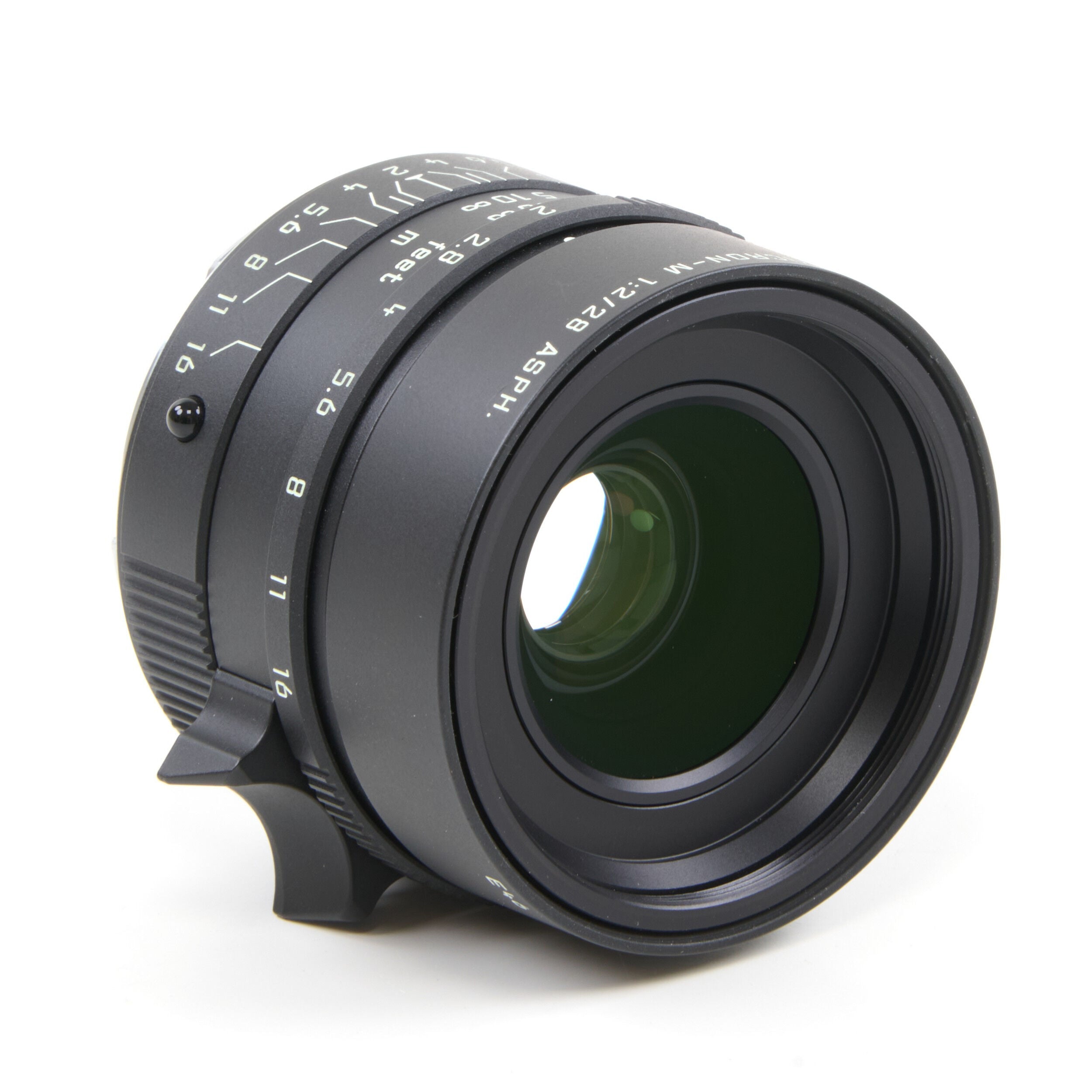 Leica 28mm f2 Summicron-M Matt Black Paint + Doos