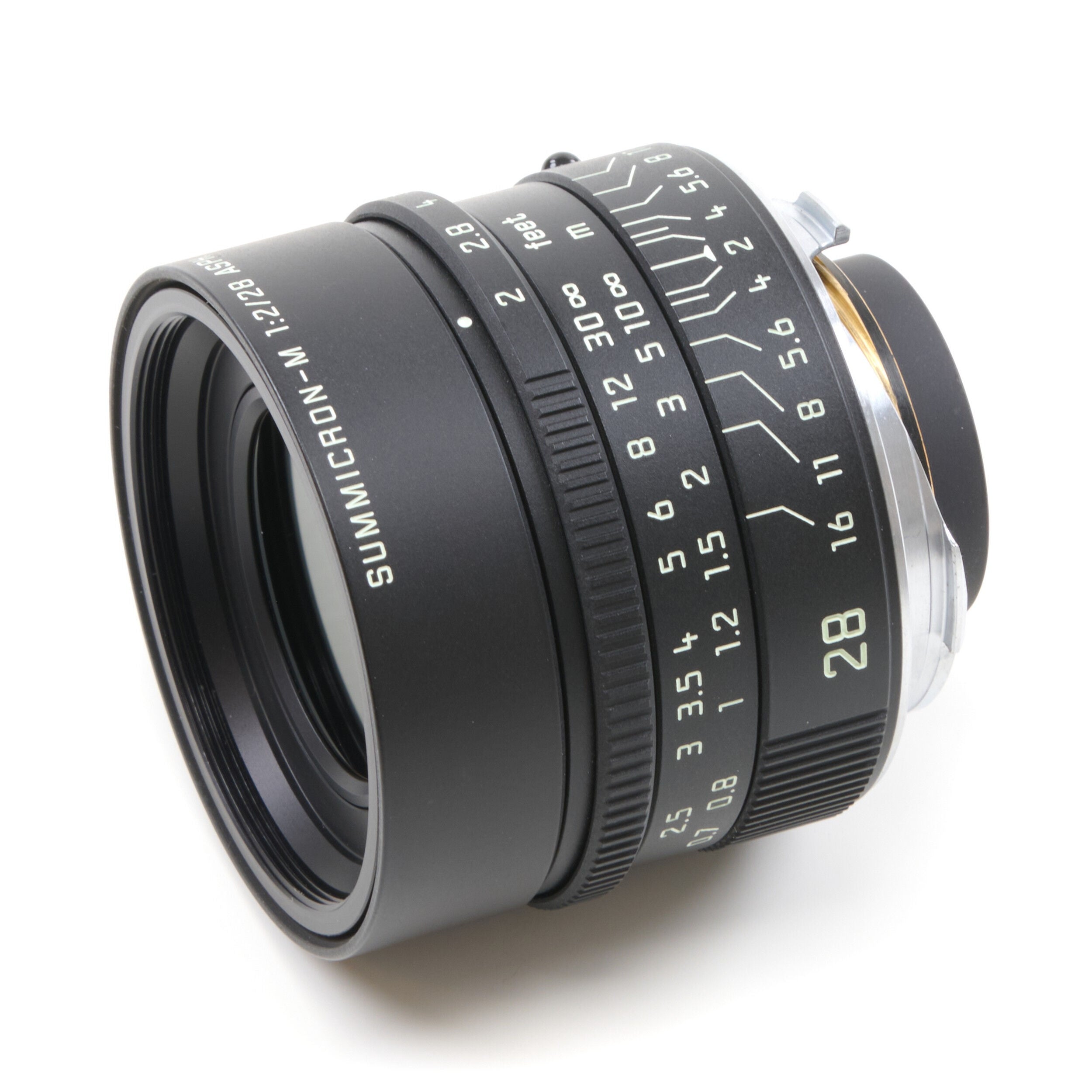 Leica 28mm f2 Summicron-M Matt Black Paint + Doos