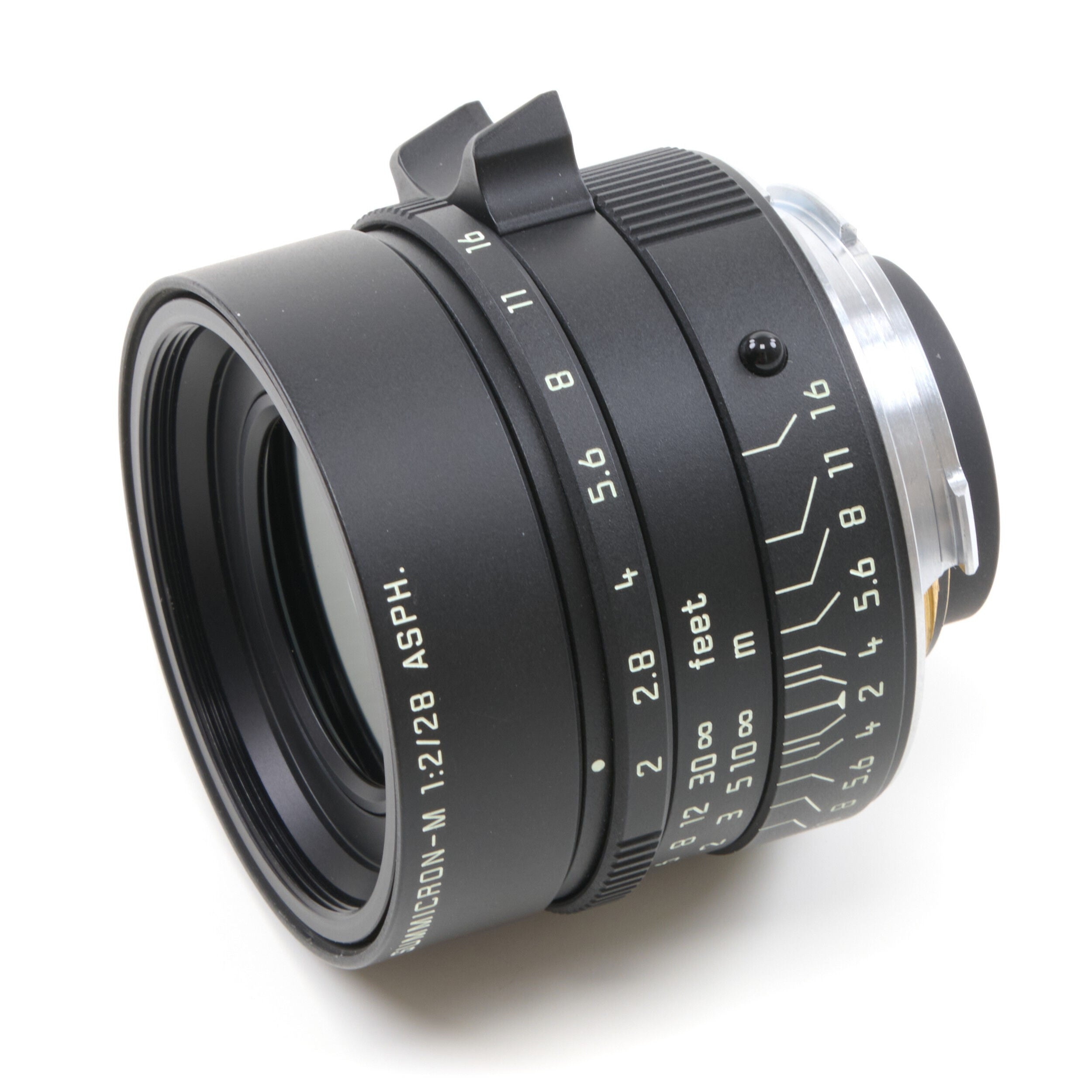 Leica 28mm f2 Summicron-M Matt Black Paint + Doos