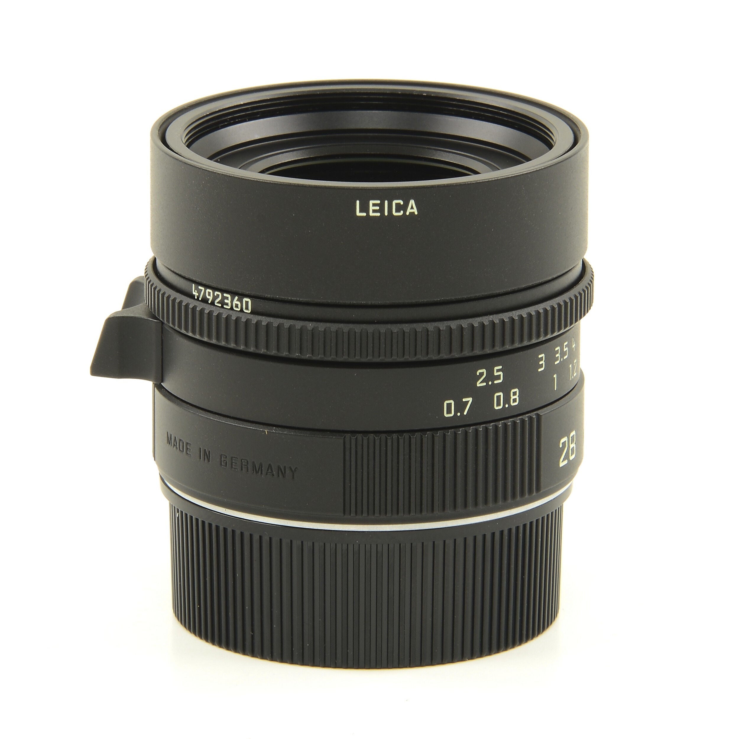 Leica 28mm f2 Summicron-M Matt Black Paint + Doos