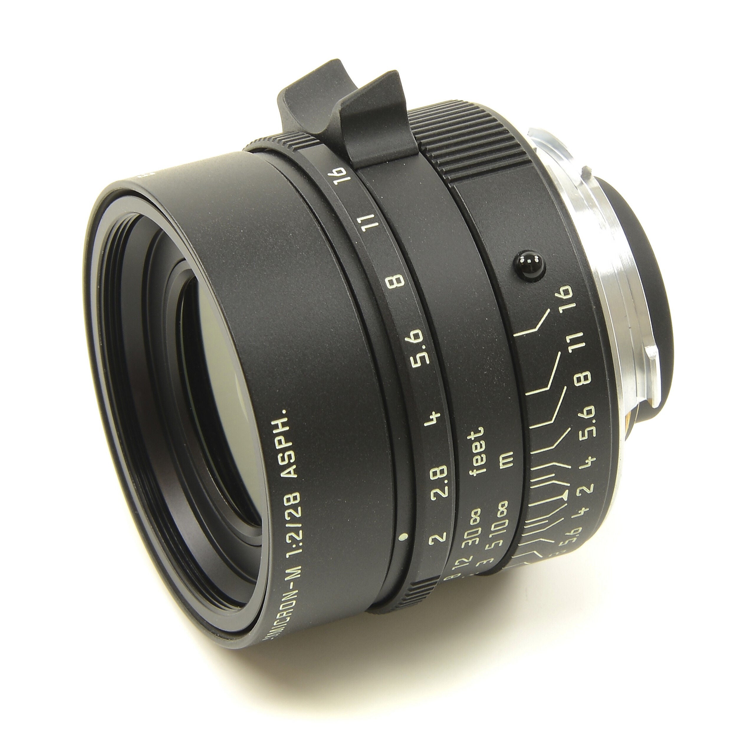 Leica 28mm f2 Summicron-M Matt Black Paint + Doos