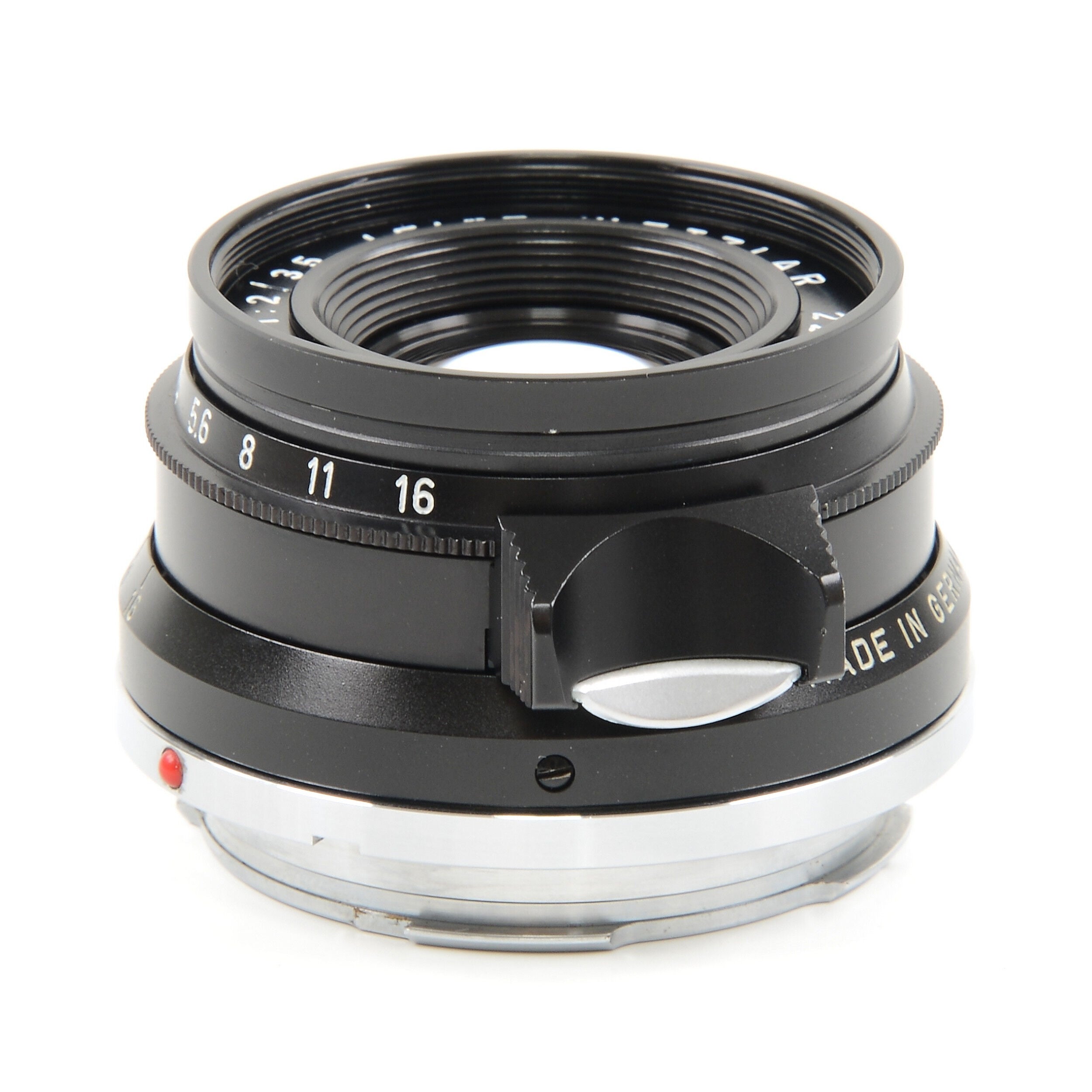 Leitz 35mm f2 Summicron 8 Element Black Chrome + Doos