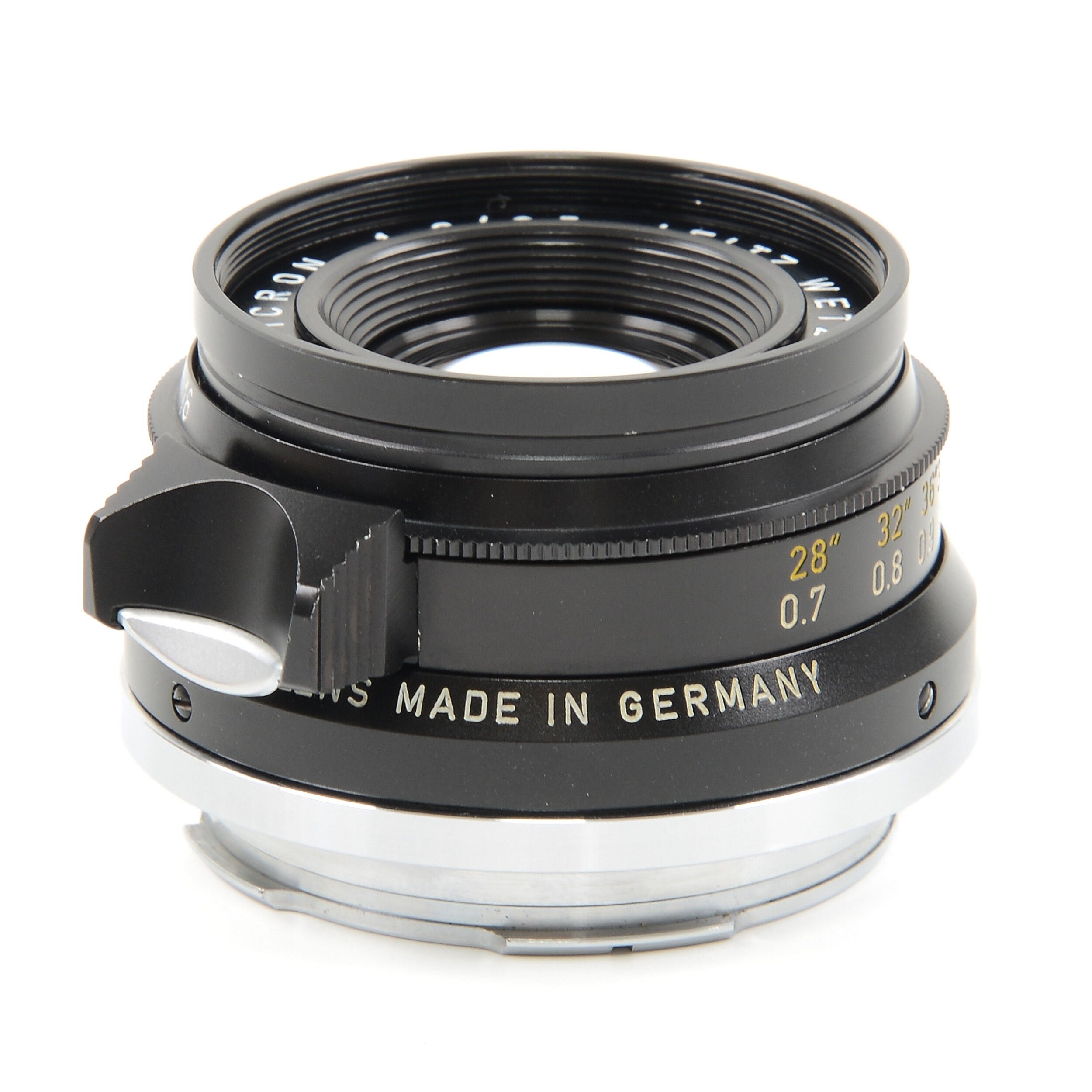 Leitz 35mm f2 Summicron 8 Element Black Chrome + Doos