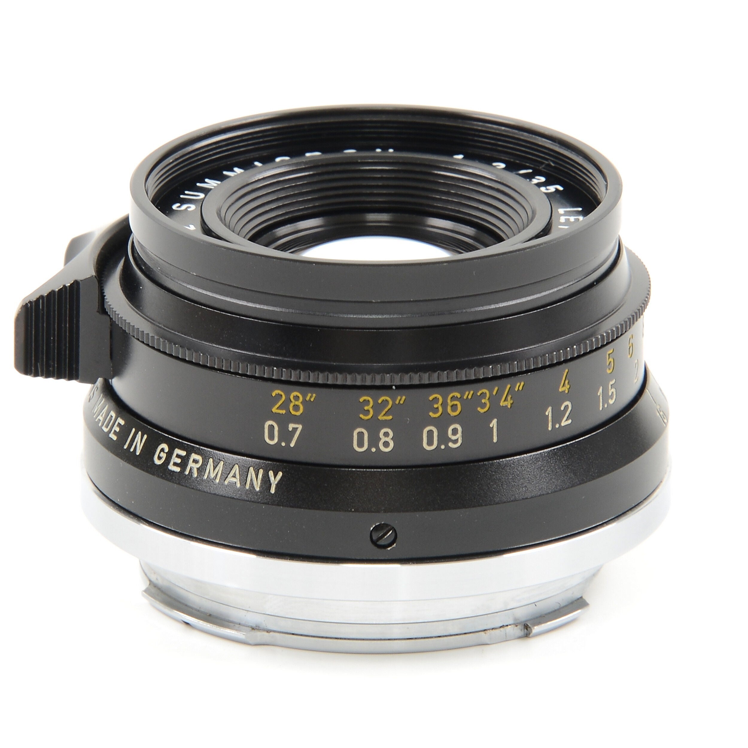 Leitz 35mm f2 Summicron 8 Element Black Chrome + Doos