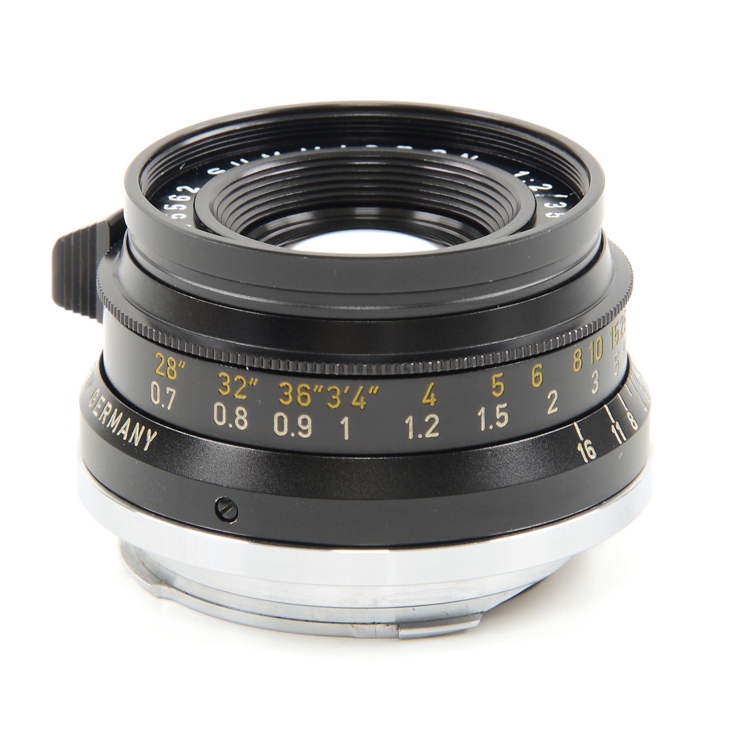 Leitz 35mm f2 Summicron 8 Element Black Chrome + Doos