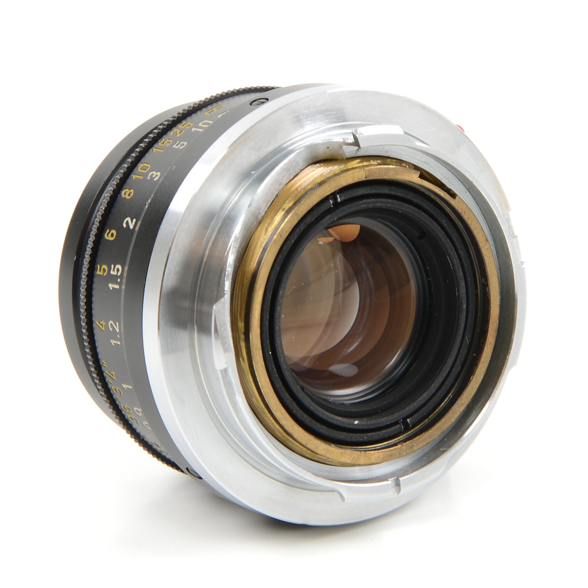 Leitz 35mm f2 Summicron 8 Element Black Chrome + Doos