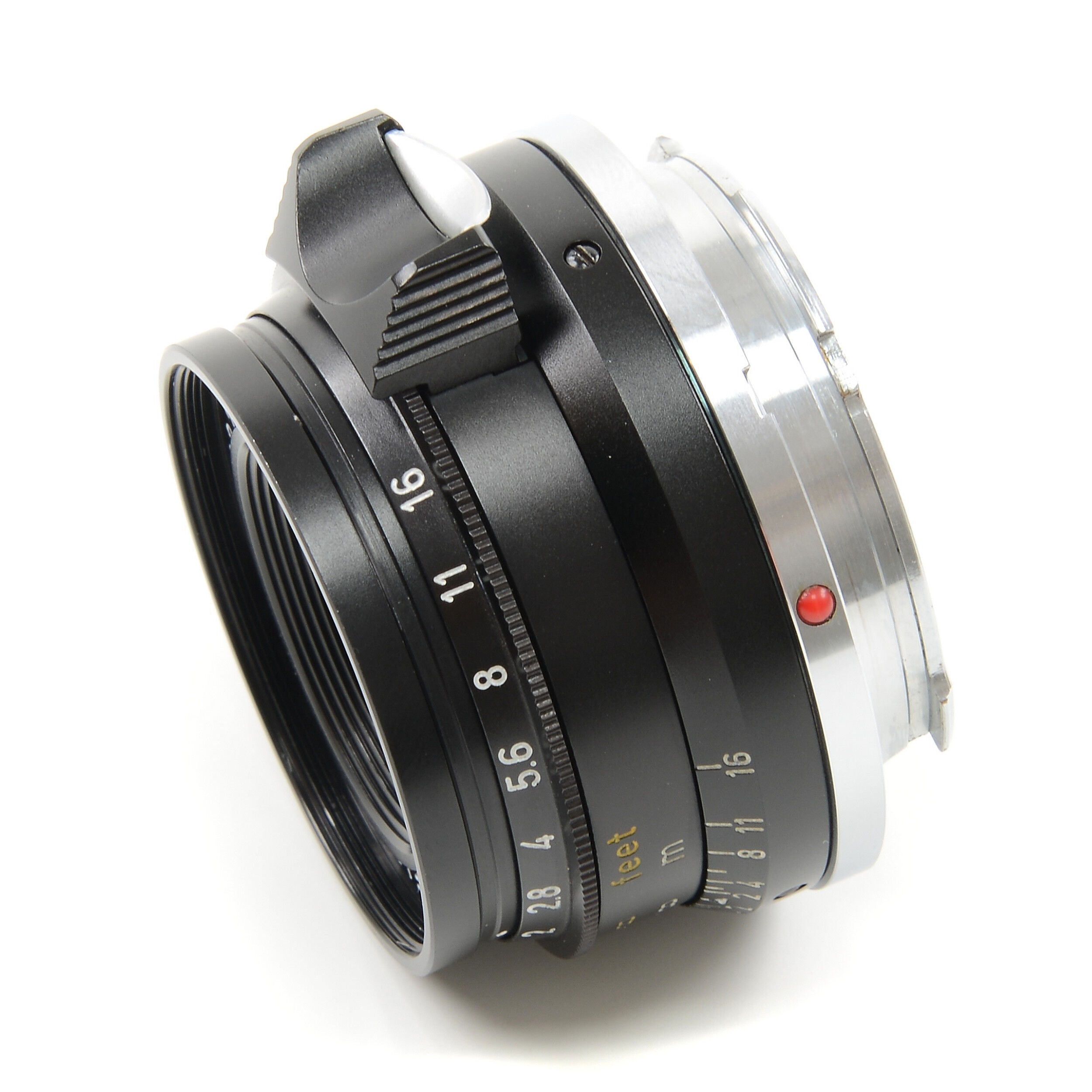 Leitz 35mm f2 Summicron 8 Element Black Chrome + Doos