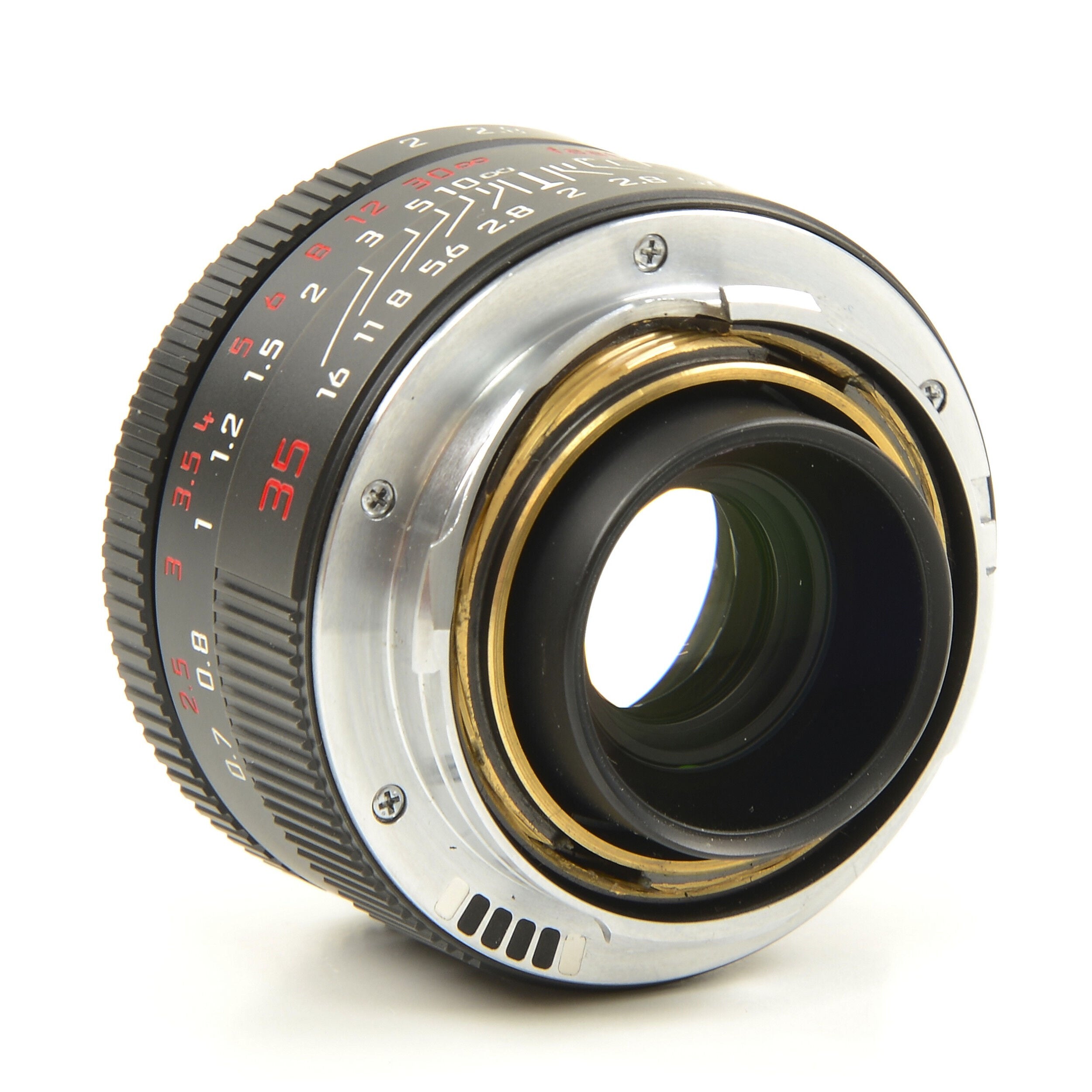 Leica 35mm f2 Summicron-M ASPH Limited Edition Zwart Chroom + Doos