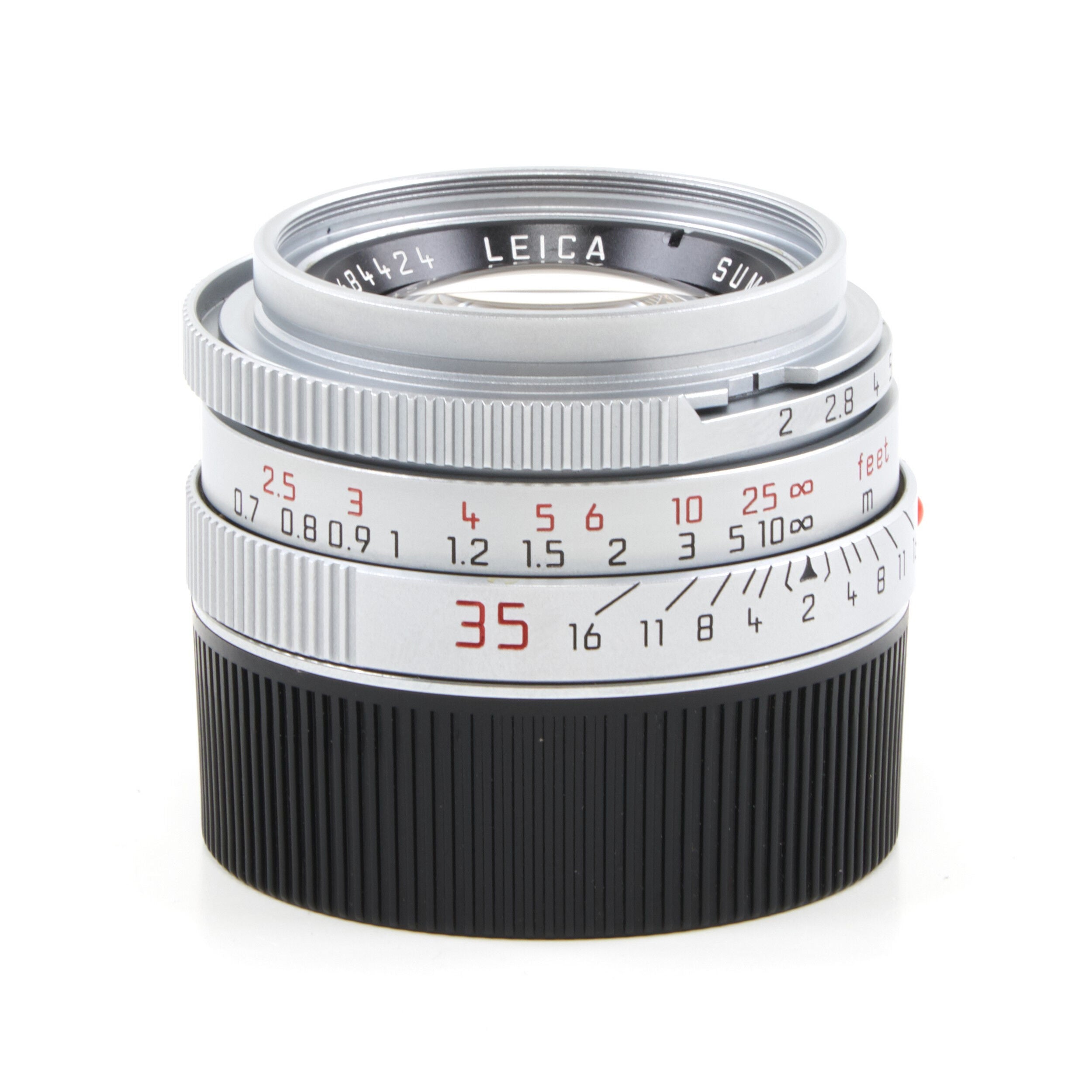 Leica 35mm f2 Summicron-M Chroom 4e Versie King Of Bokeh Germany