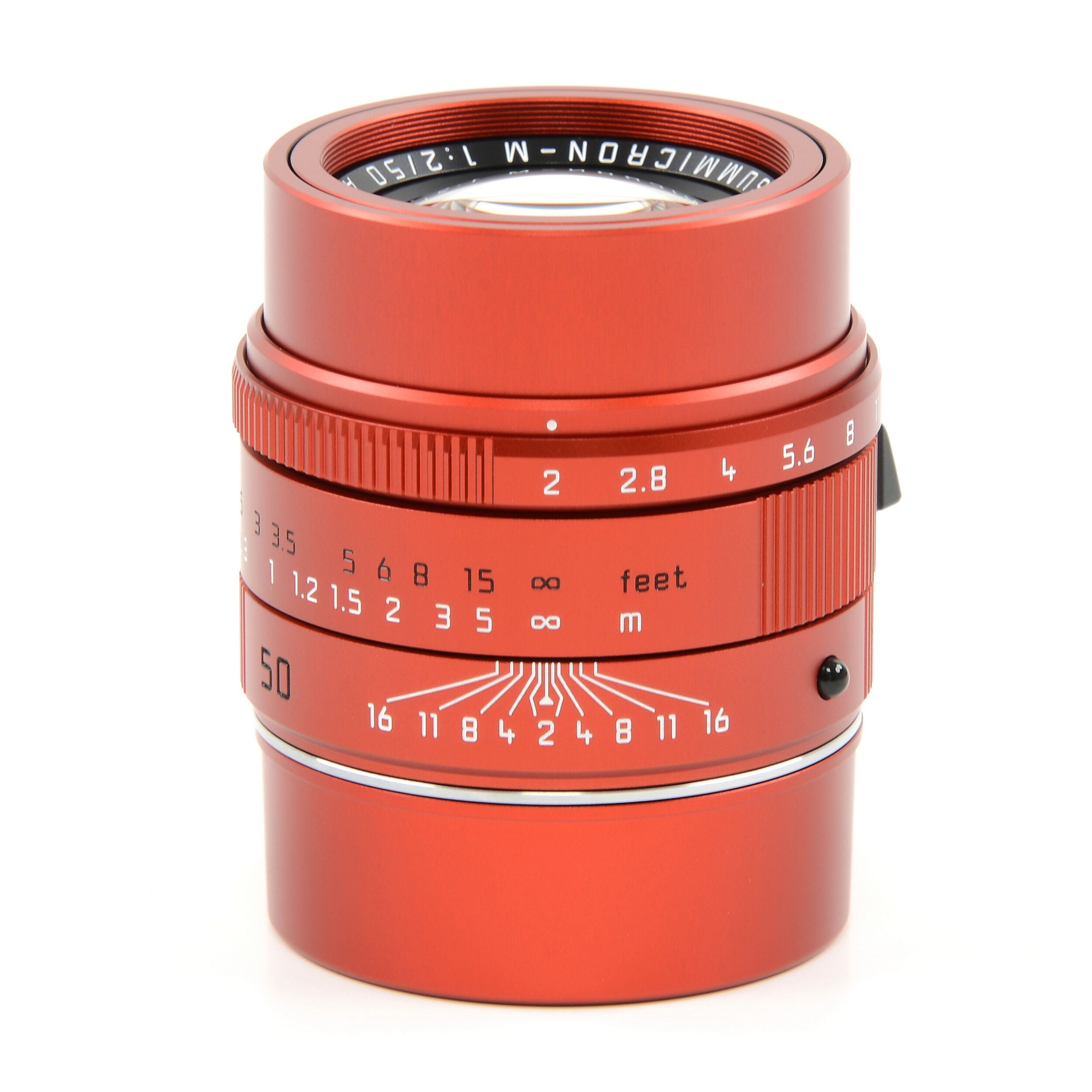 Leica 50mm f2 APO-Summicron Red Anodized Limited Edition + Doos