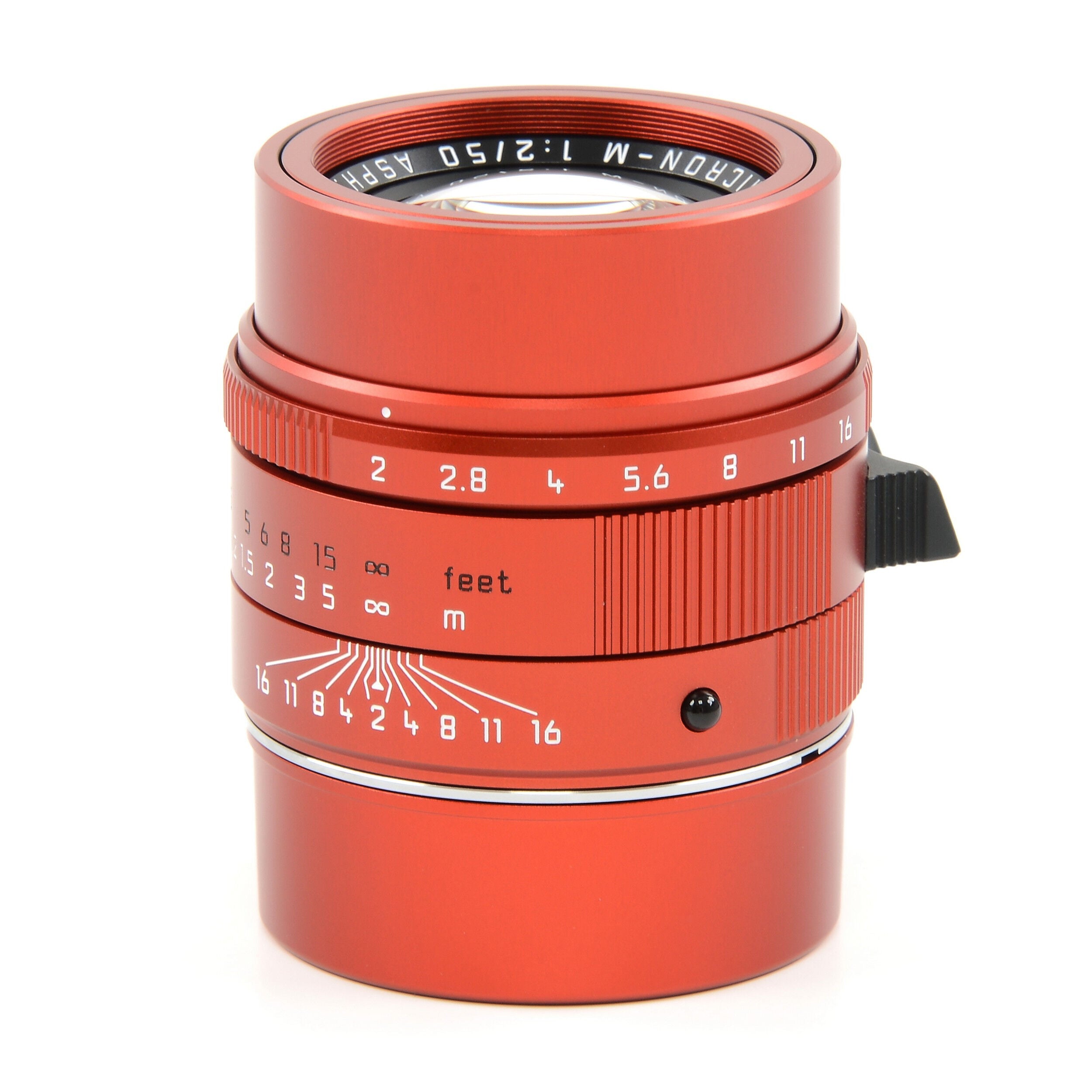 Leica 50mm f2 APO-Summicron Red Anodized Limited Edition + Doos