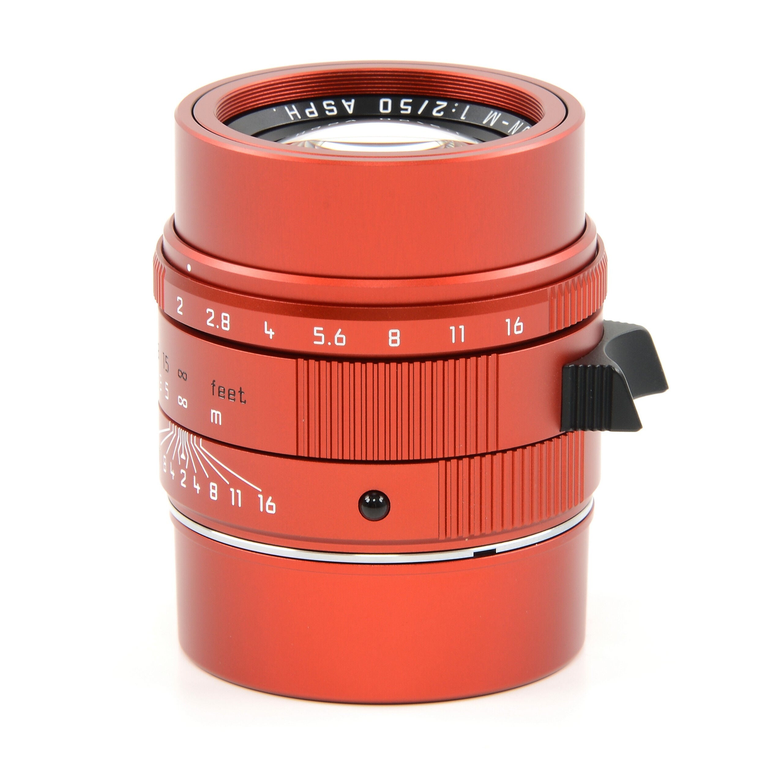 Leica 50mm f2 APO-Summicron Red Anodized Limited Edition + Doos