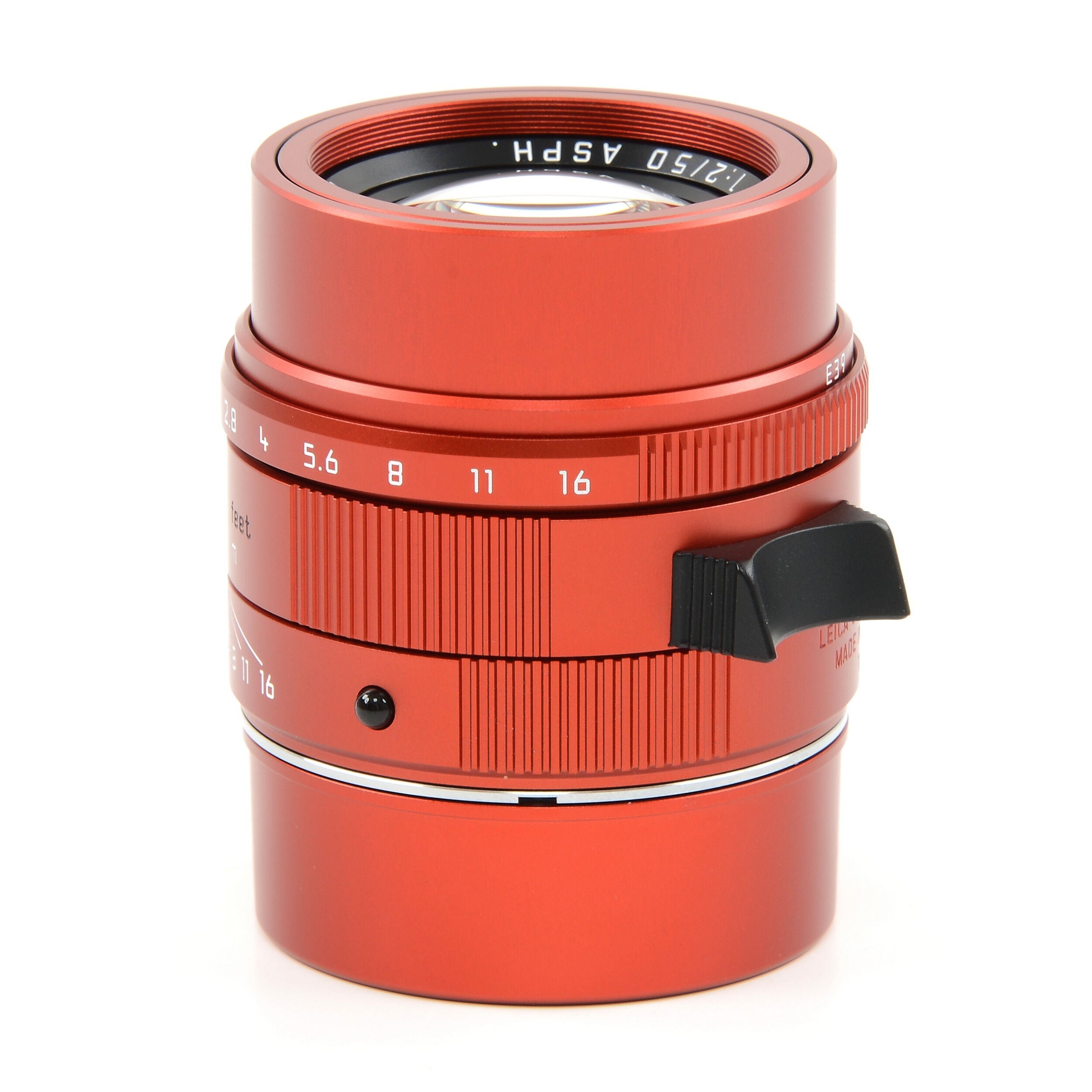 Leica 50mm f2 APO-Summicron Red Anodized Limited Edition + Doos