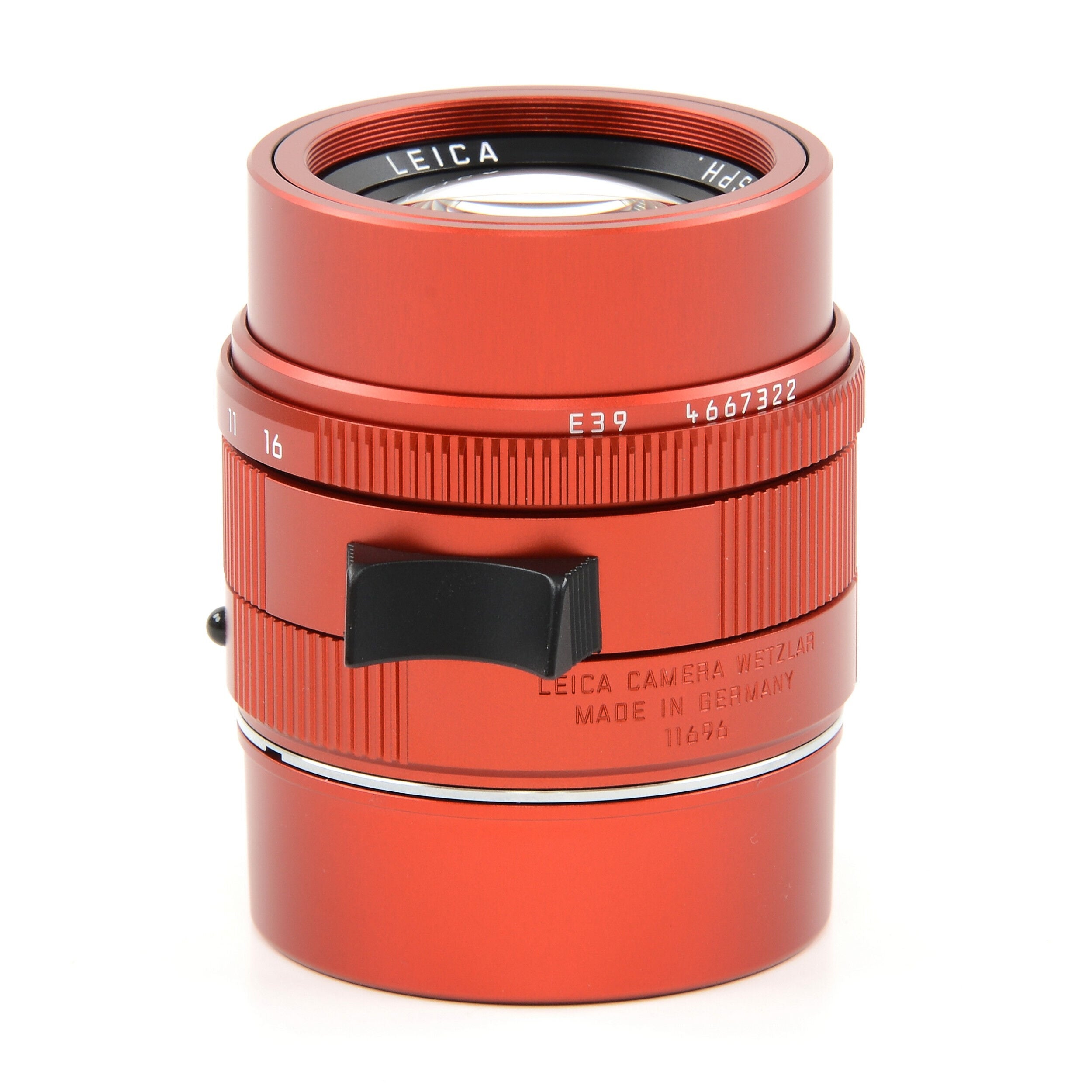 Leica 50mm f2 APO-Summicron Red Anodized Limited Edition + Doos