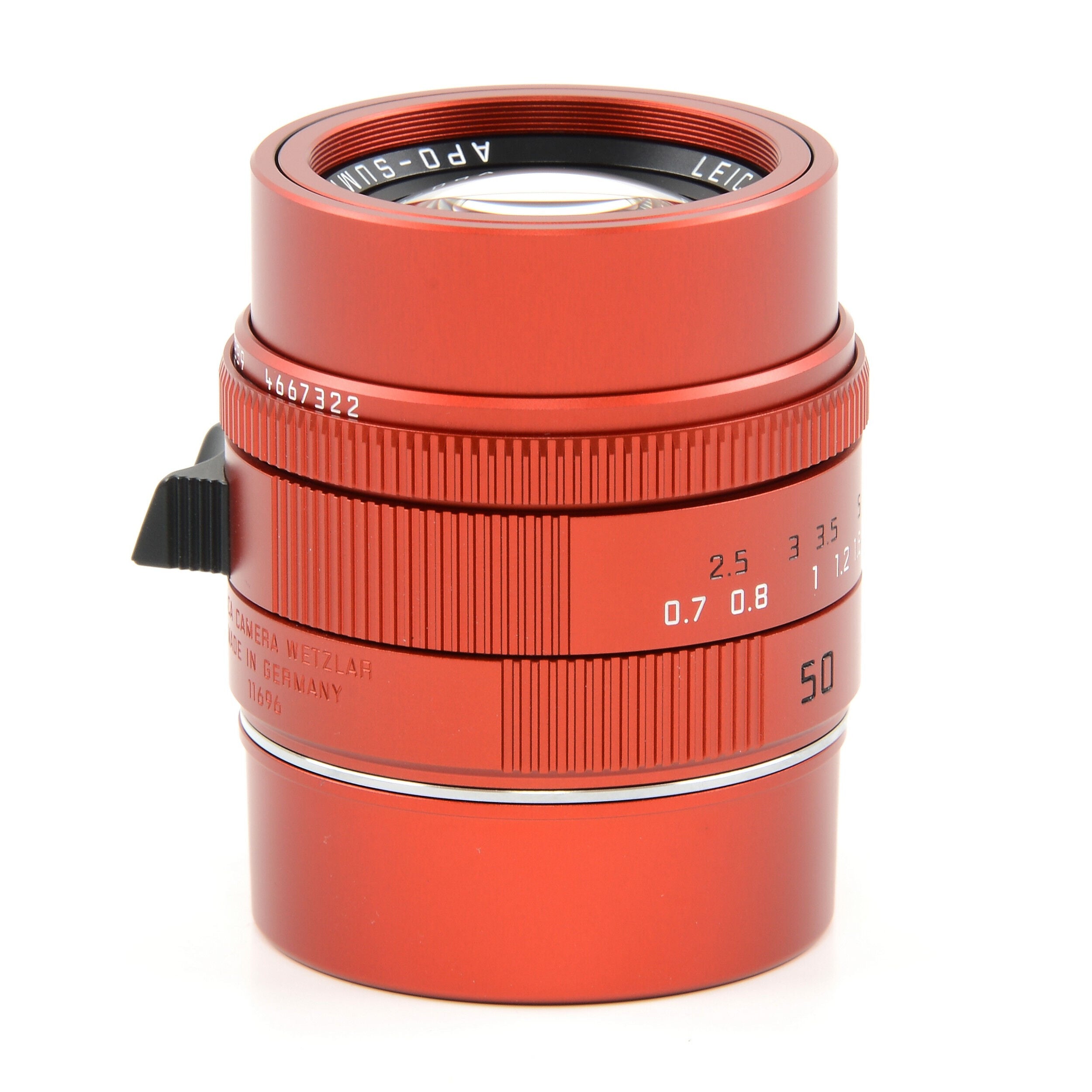 Leica 50mm f2 APO-Summicron Red Anodized Limited Edition + Doos