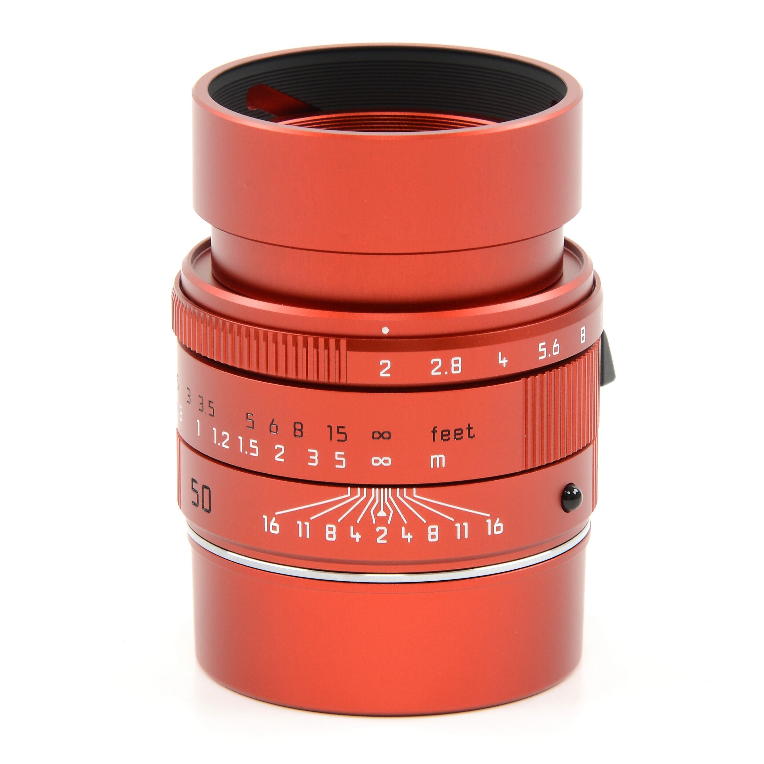 Leica 50mm f2 APO-Summicron Red Anodized Limited Edition + Doos