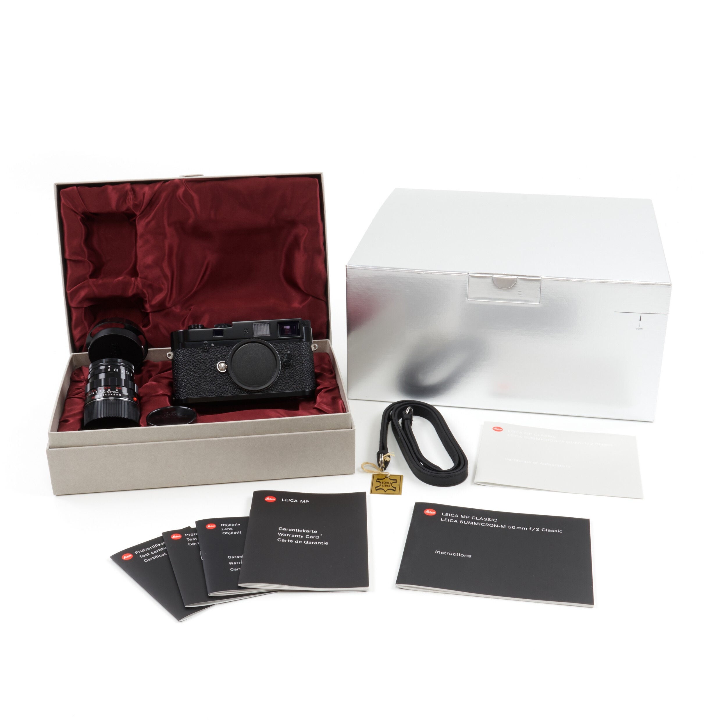 Leica MP Classic Set Black Paint + Doos Zeldzaam